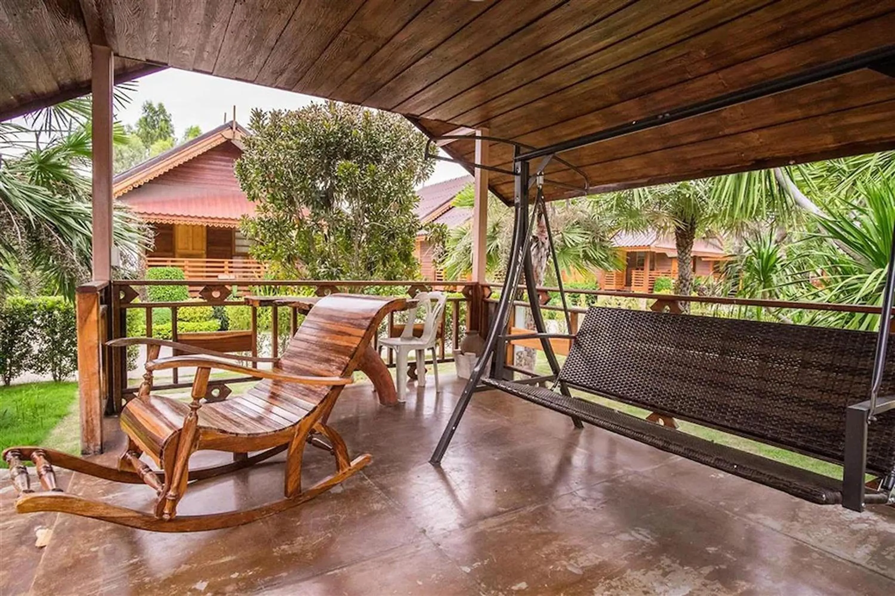 Patio in Ruentara Resort & Villa