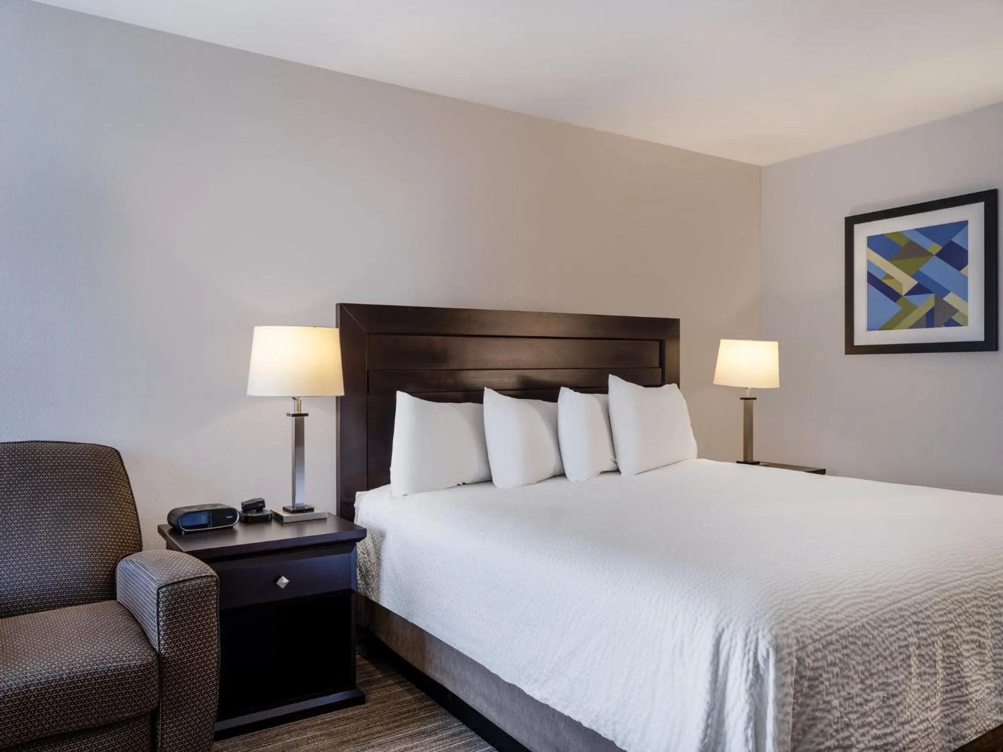 Photo of the whole room, Bed in Holiday Inn Express & Suites Chicago-Libertyville by IHG