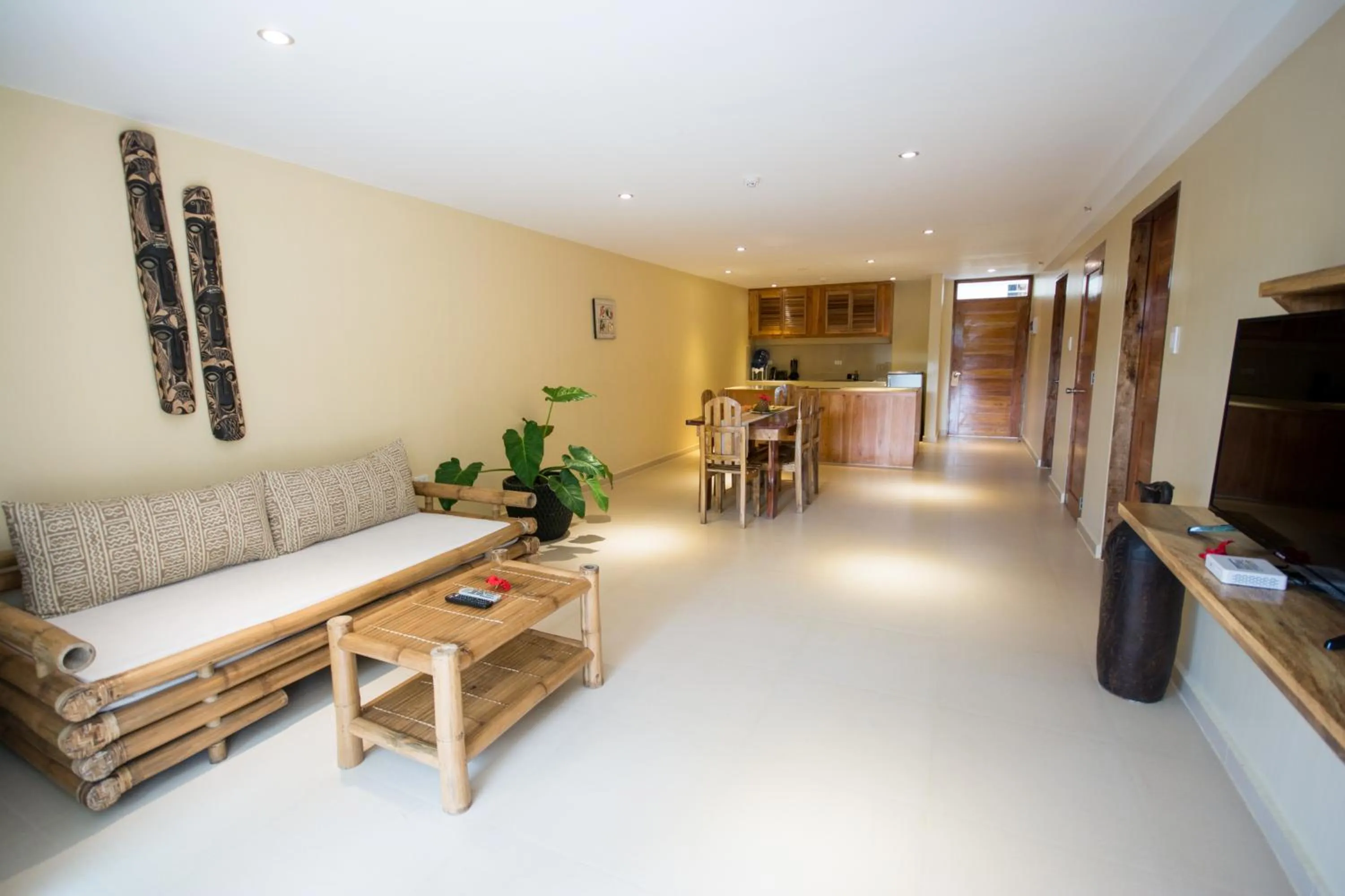 Seating area in Boracay Amor Apartment