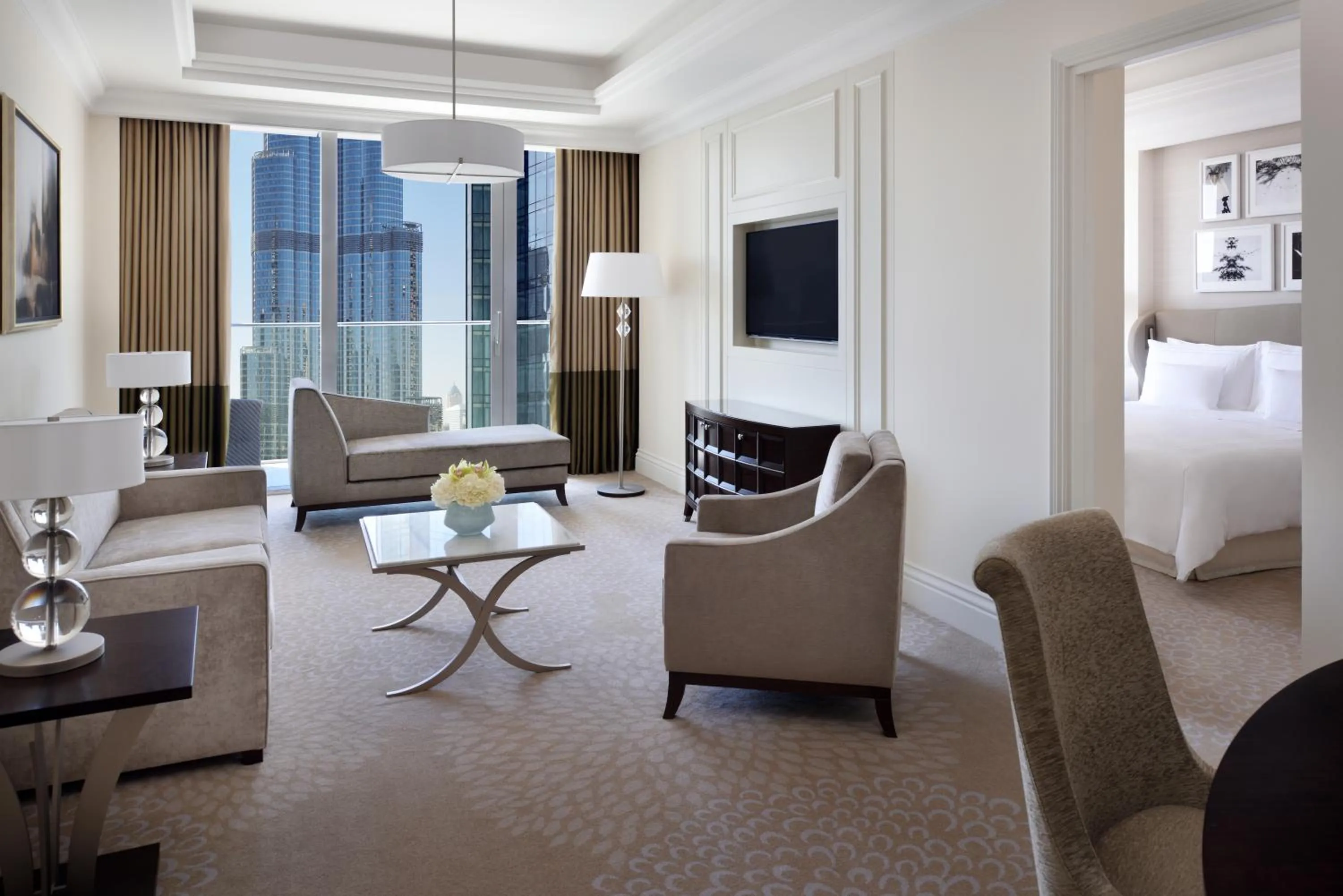 Living room in Kempinski The Boulevard Dubai
