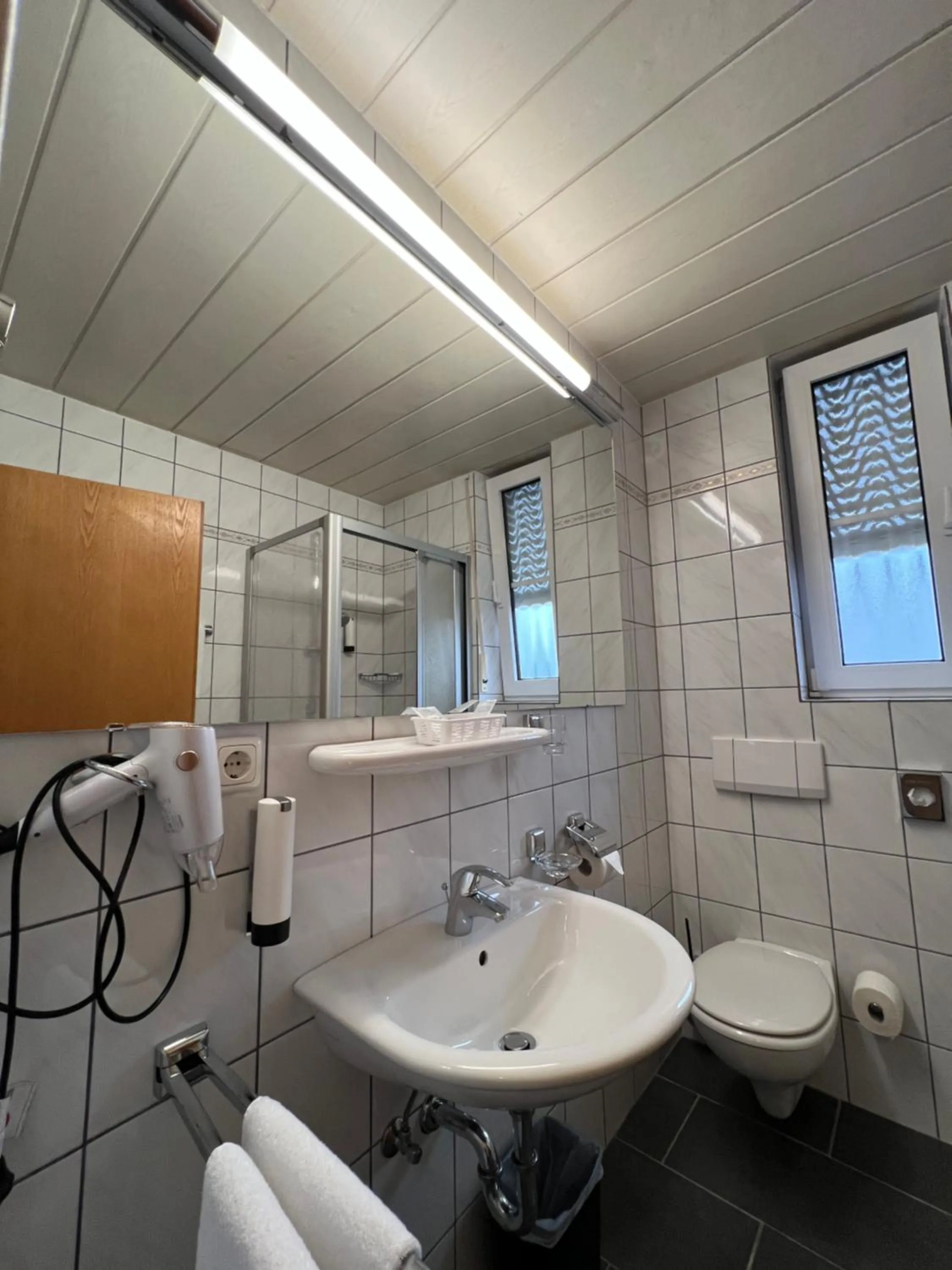 Shower in Hotel Residenz Stockstadt