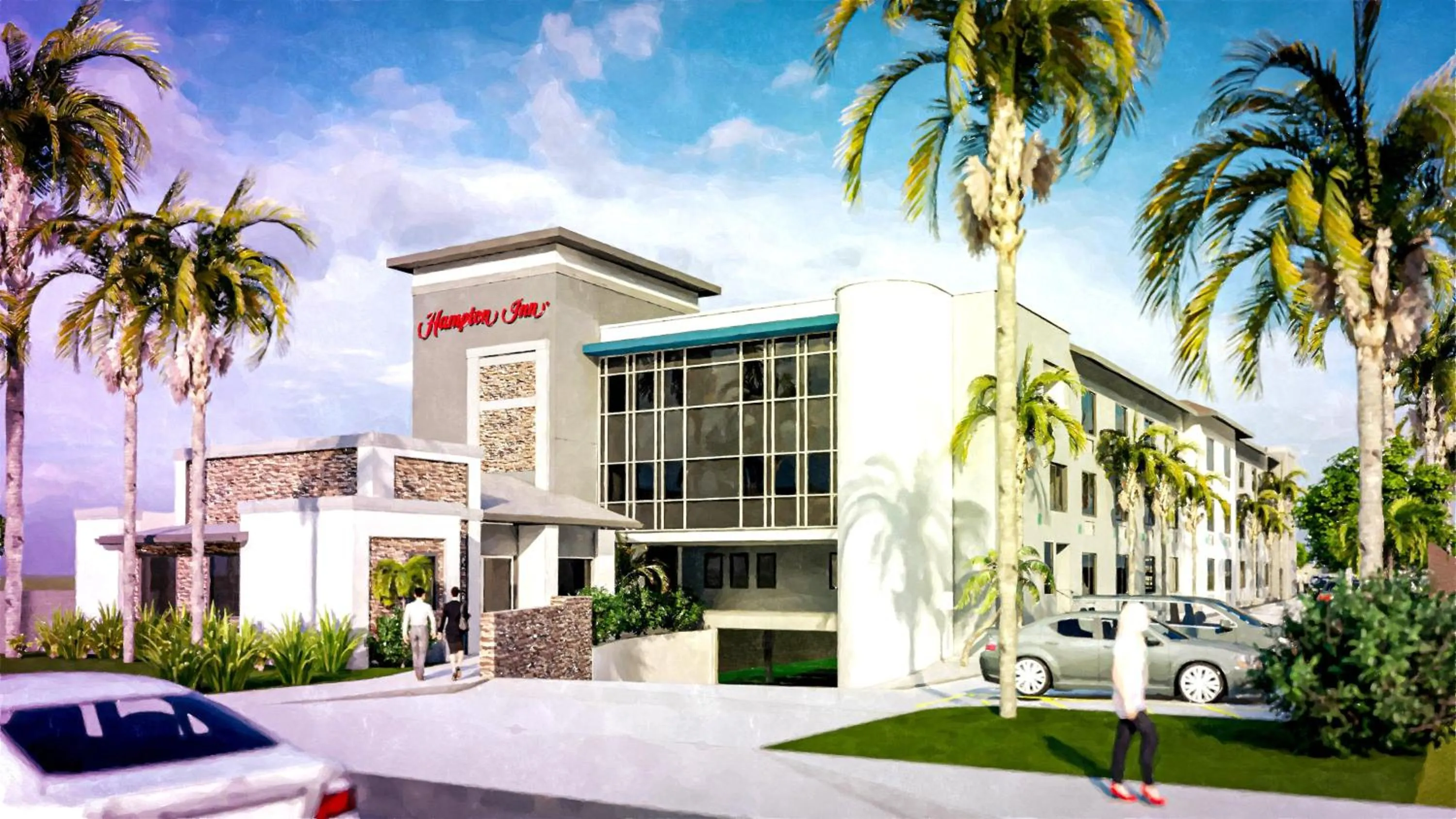 Property building in Hampton Inn by Hilton Costa Mesa Newport Beach