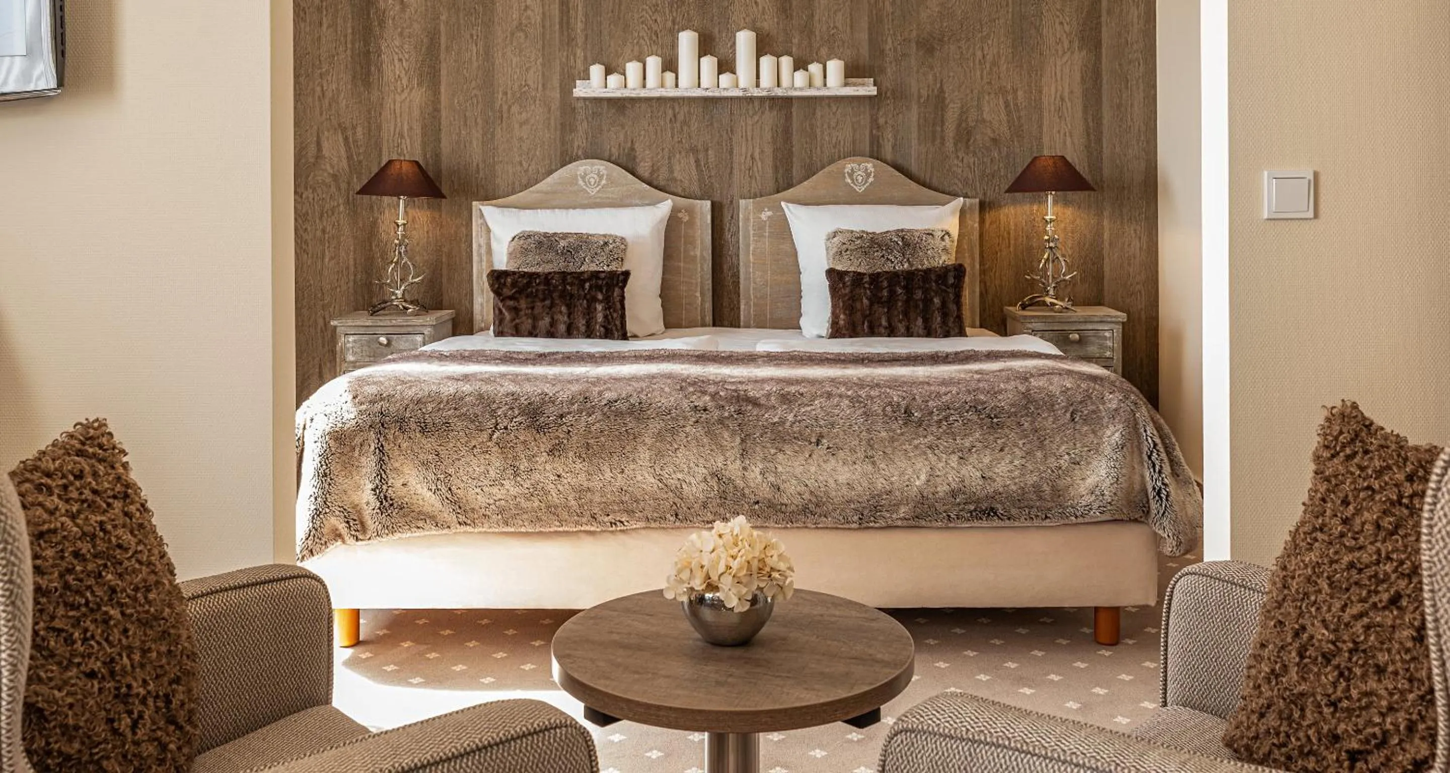 Bed in Victor's Seehotel Weingärtner Bostalsee