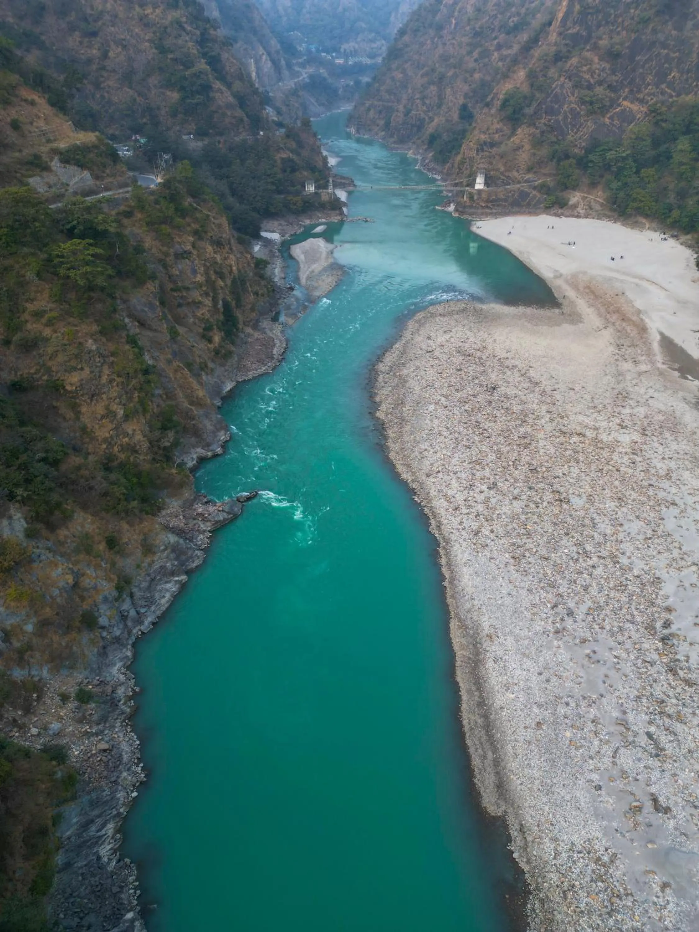 River view in Raga on the Ganges, Rishikesh