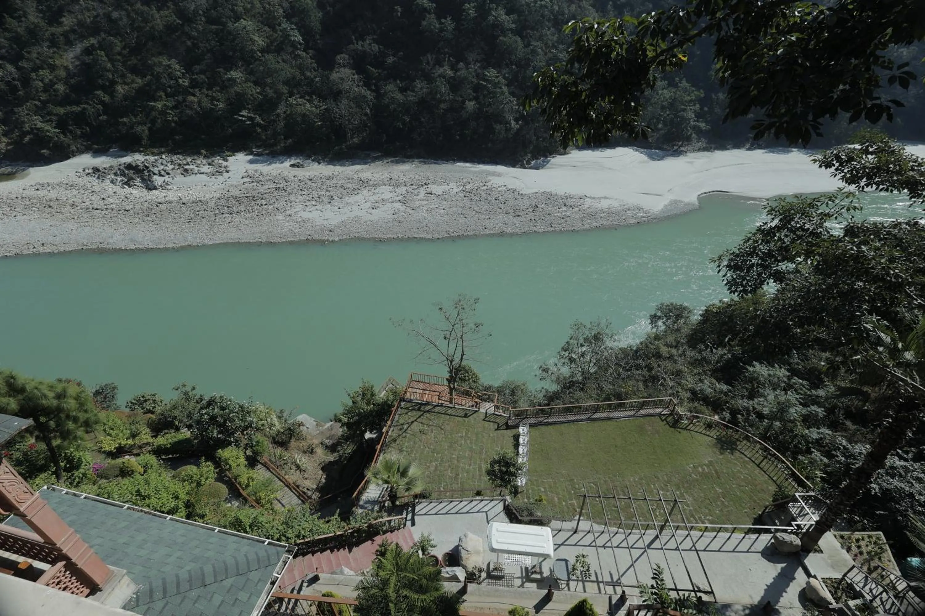 View (from property/room) in Raga on the Ganges, Rishikesh