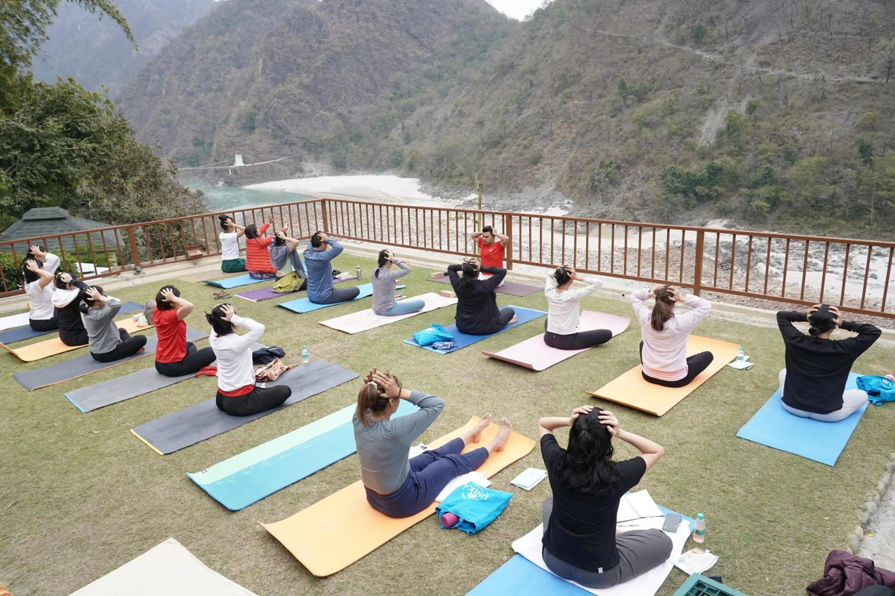 View (from property/room) in Raga on the Ganges, Rishikesh