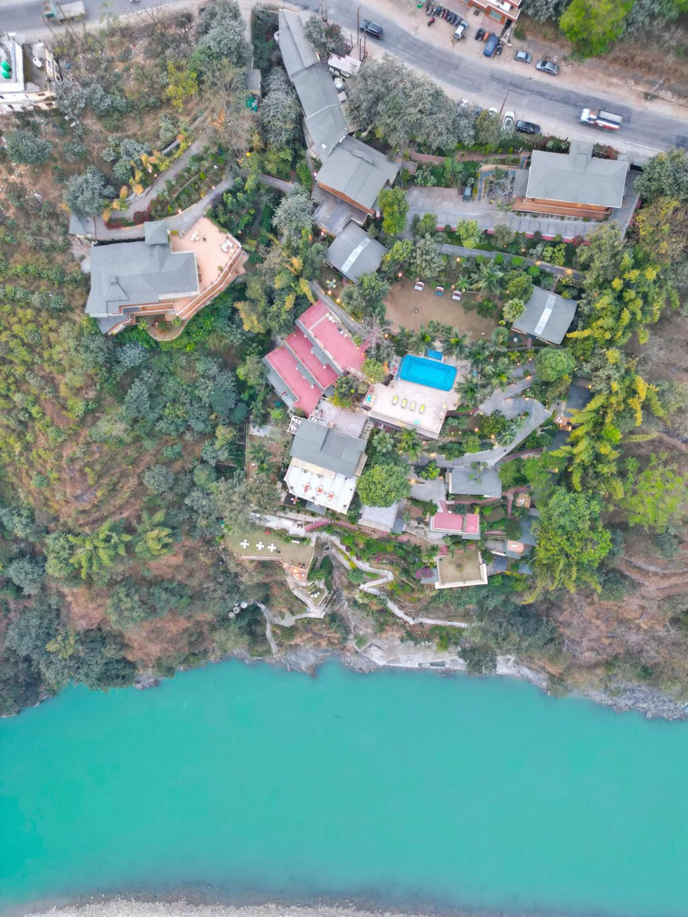 River view in Raga on the Ganges, Rishikesh