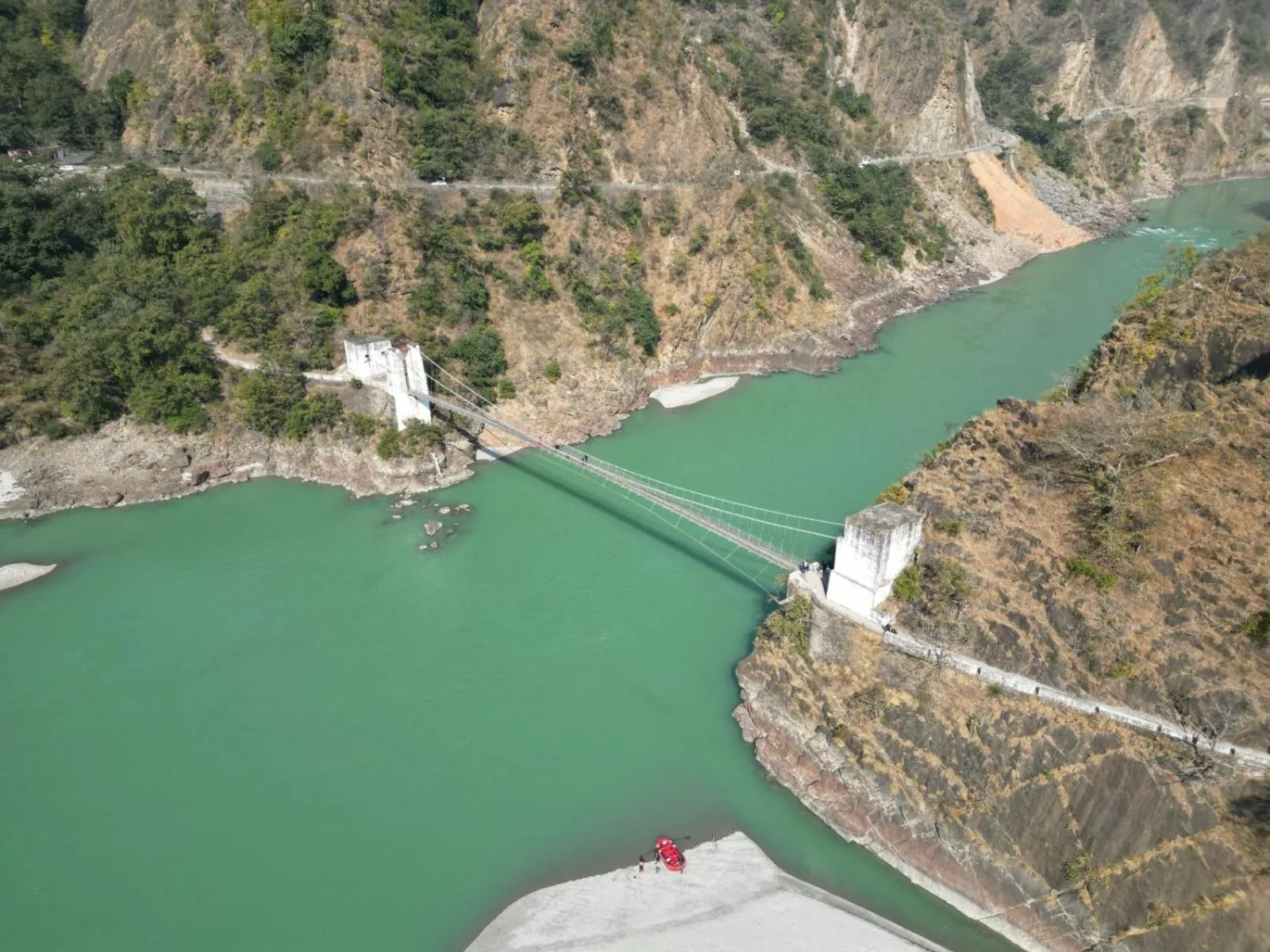 View (from property/room) in Raga on the Ganges, Rishikesh