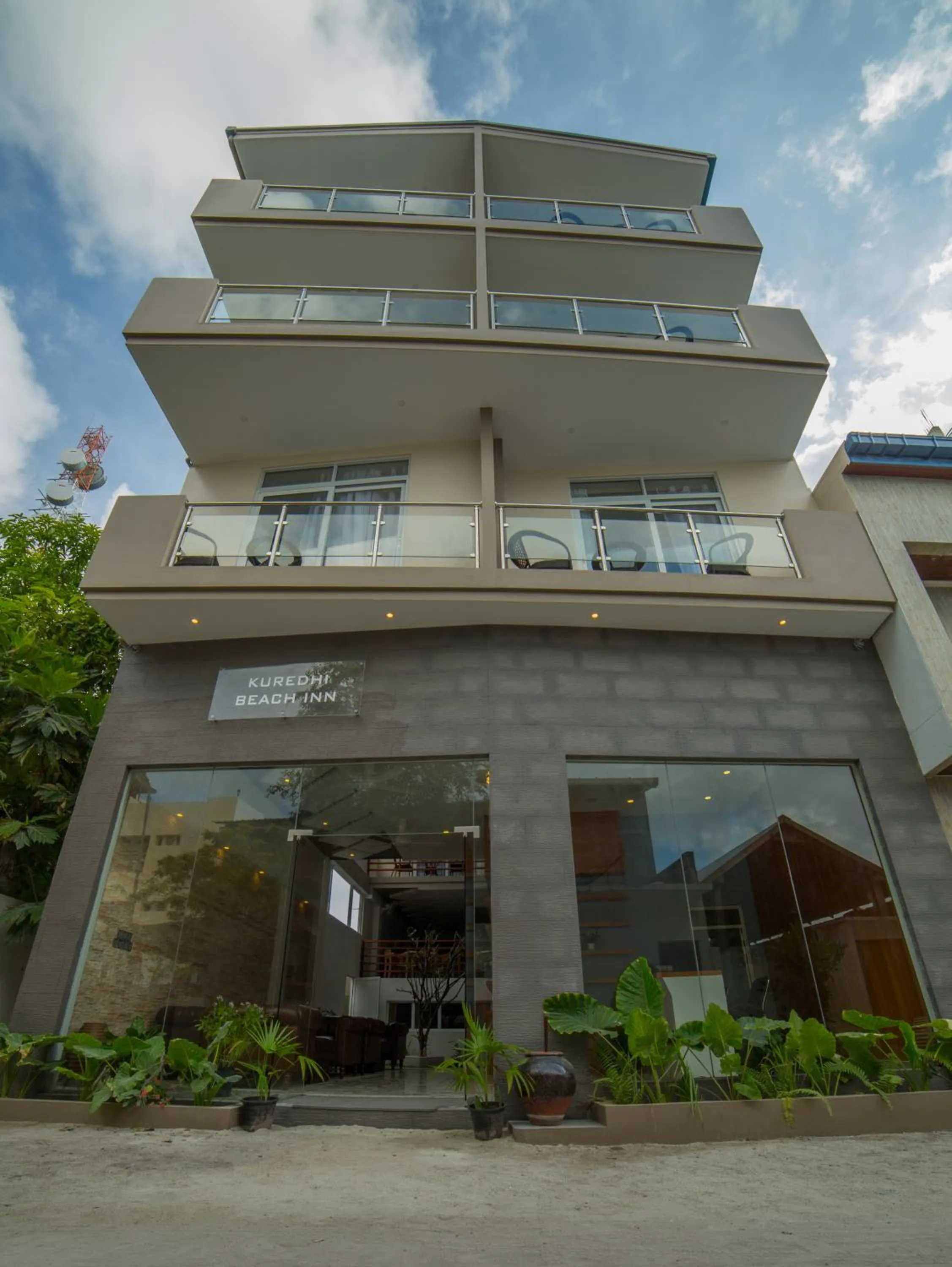 Property building in Kuredhi Beach Inn