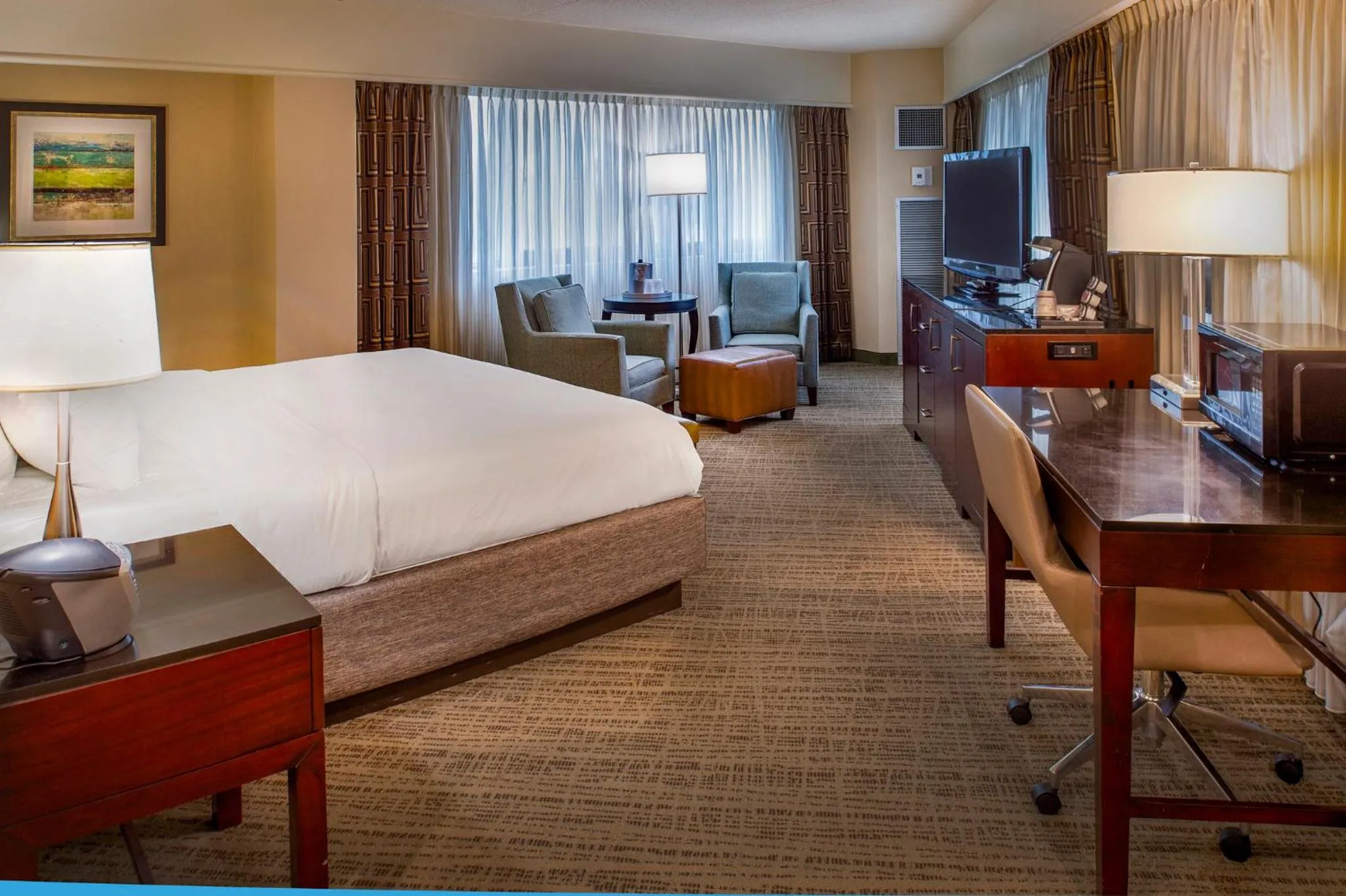 Photo of the whole room, Bed in Crowne Plaza Hotel St. Louis Airport by IHG
