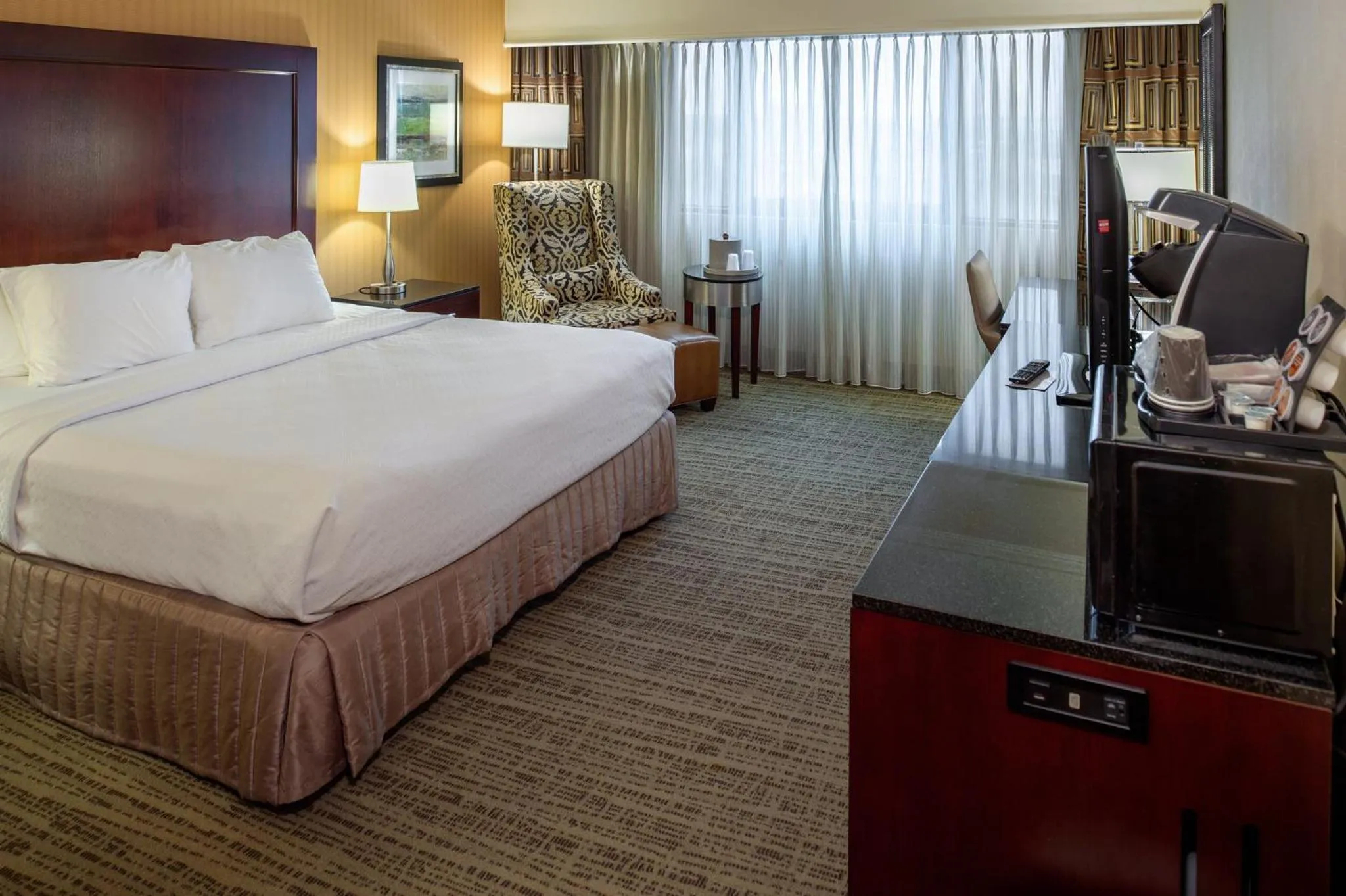Photo of the whole room, Bed in Crowne Plaza Hotel St. Louis Airport by IHG