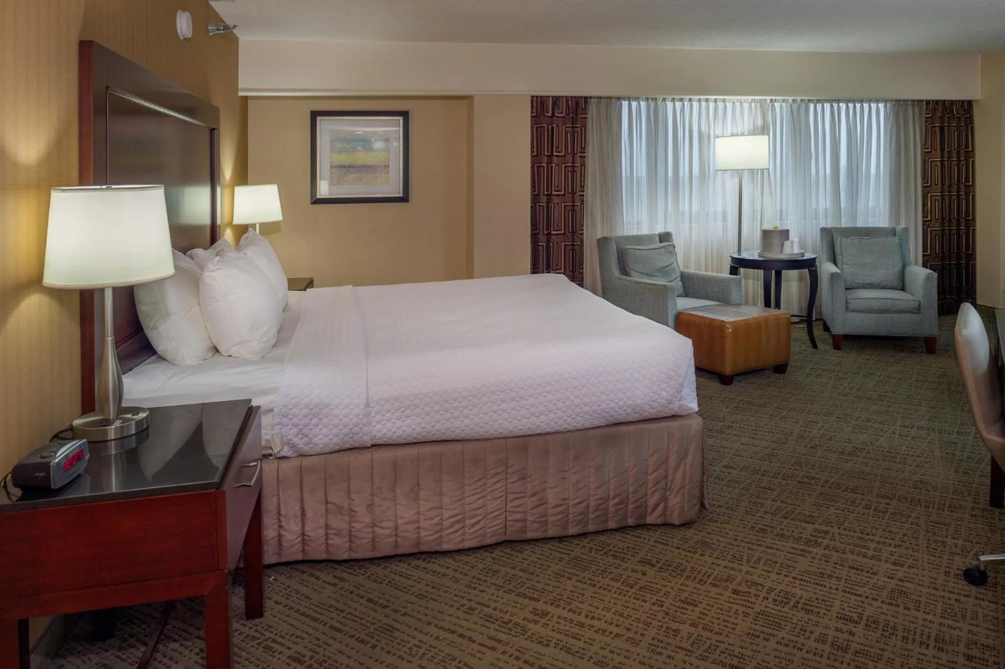 Photo of the whole room, Bed in Crowne Plaza Hotel St. Louis Airport by IHG