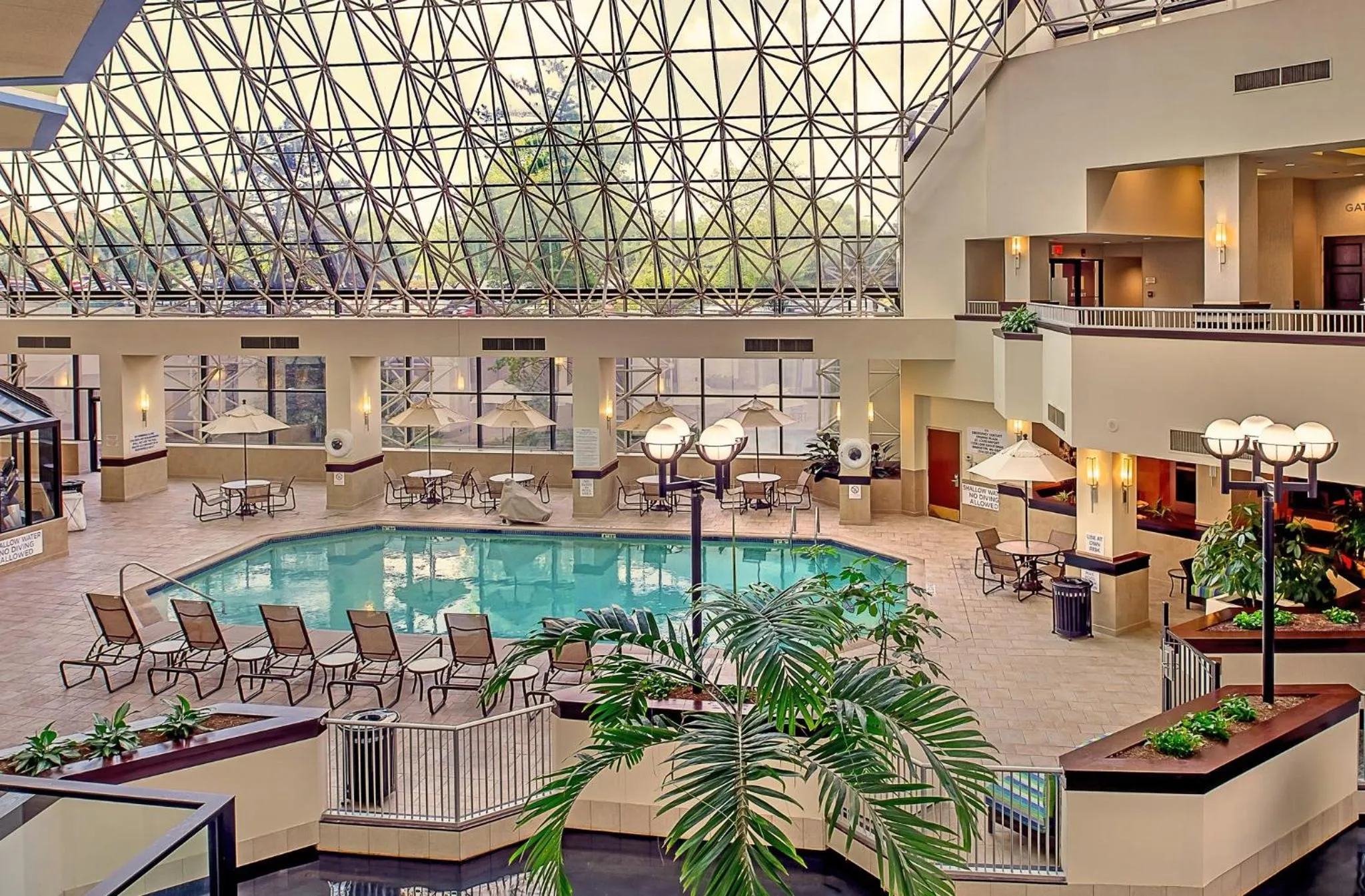 Swimming pool in Crowne Plaza Hotel St. Louis Airport by IHG