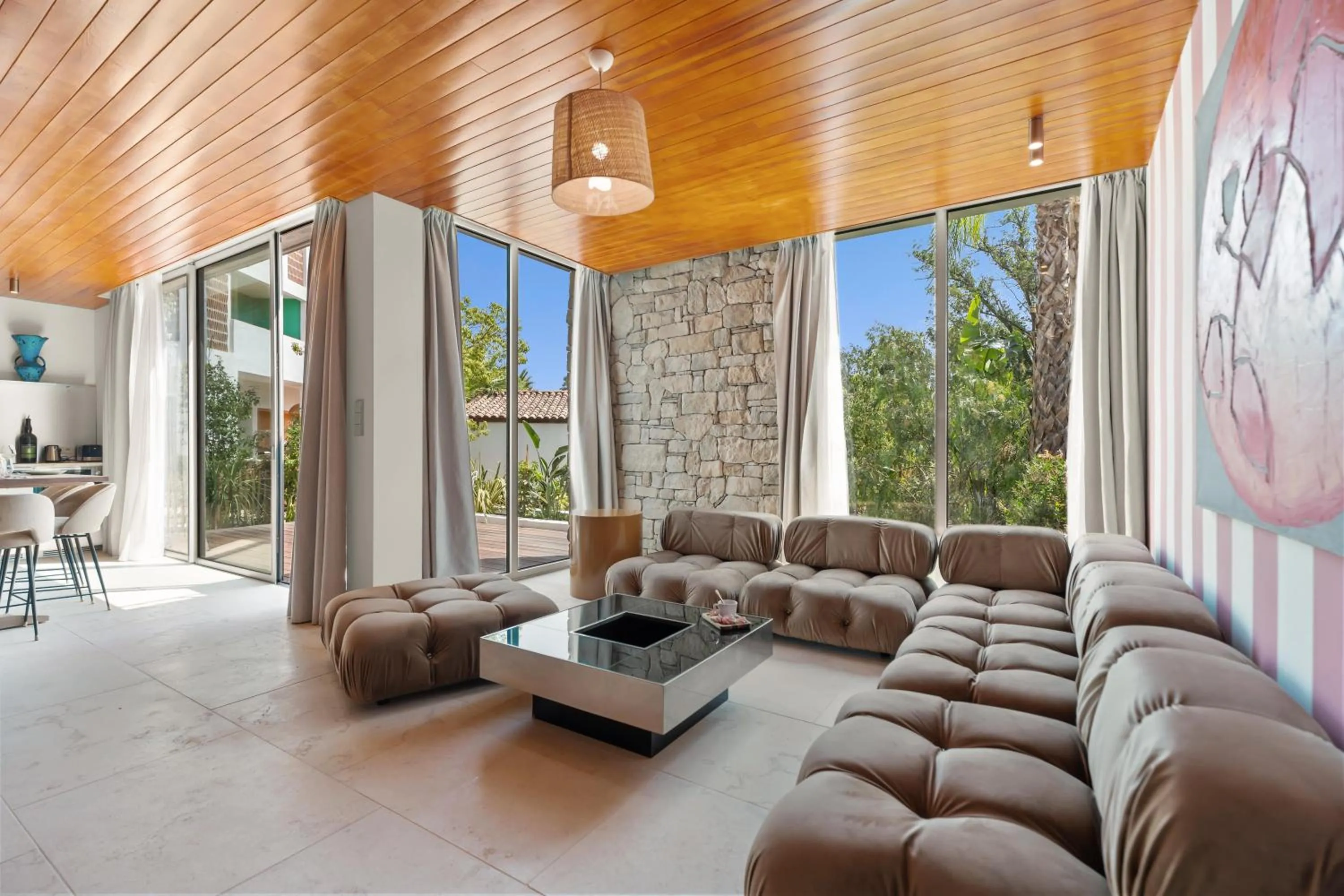 Living room in Hotel Casarose - Cannes Mandelieu