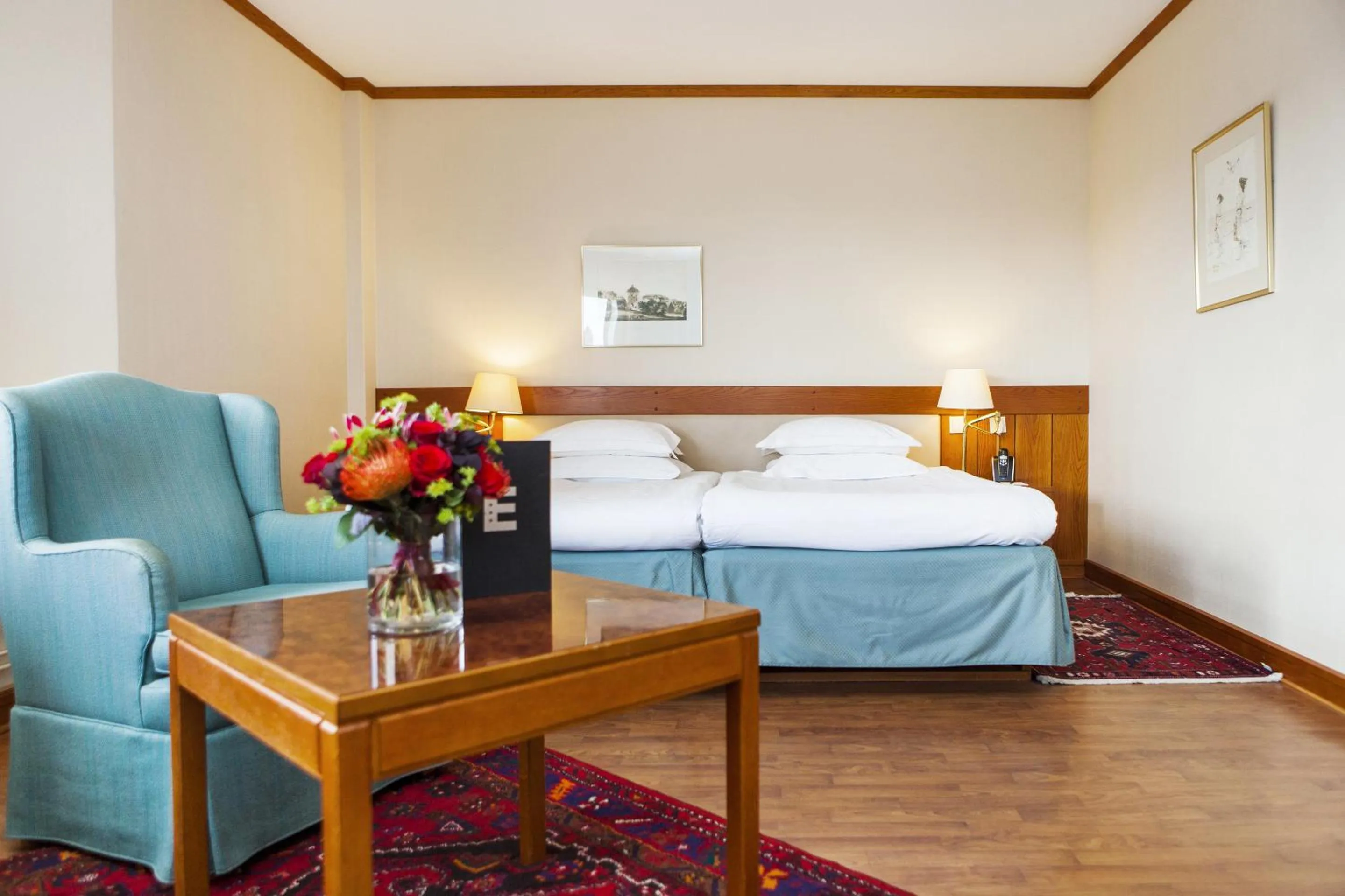 Photo of the whole room, Bed in Hotel Bishops Arms Malmö