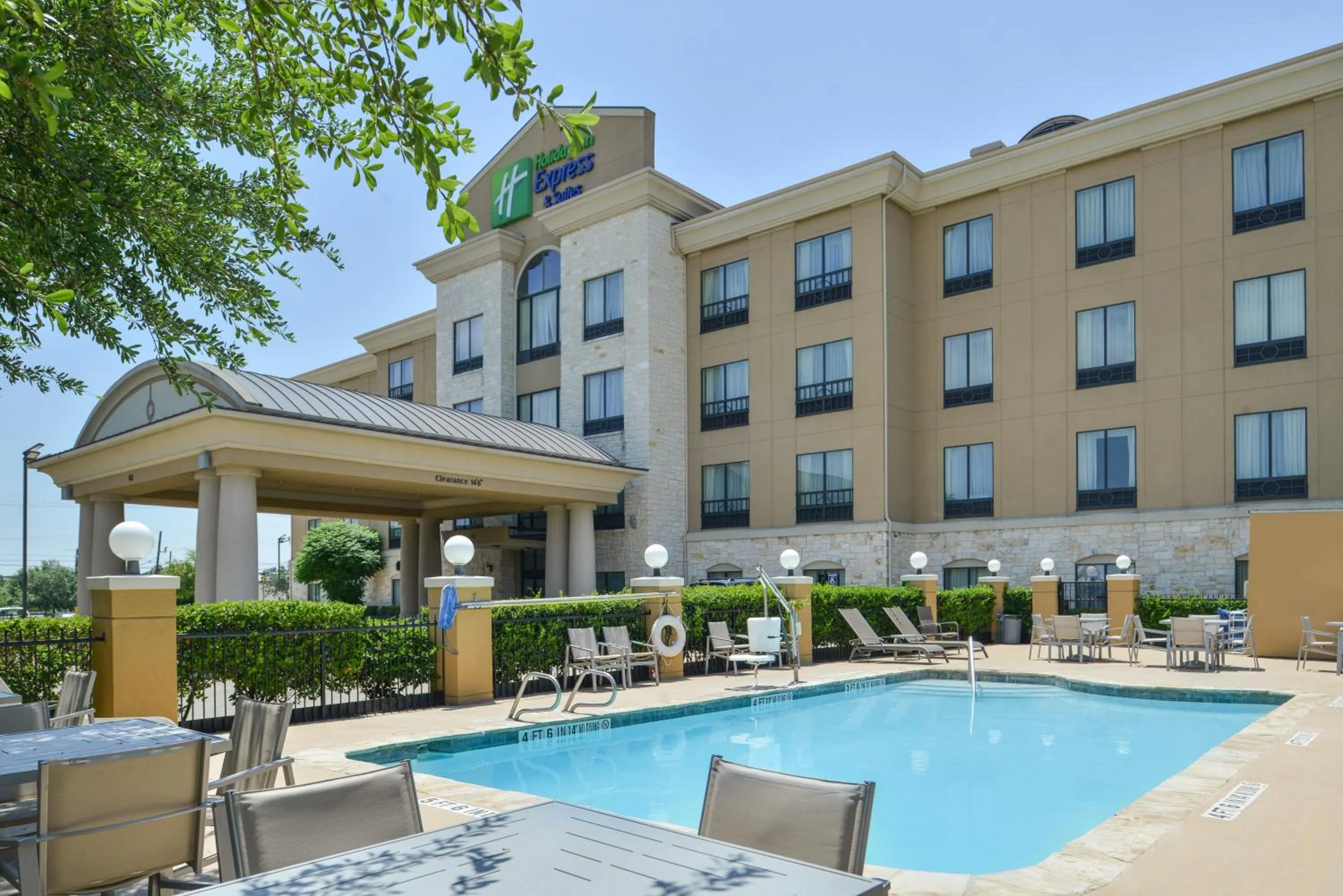 Swimming pool in Holiday Inn Express Hotel & Suites San Antonio NW-Medical Area by IHG
