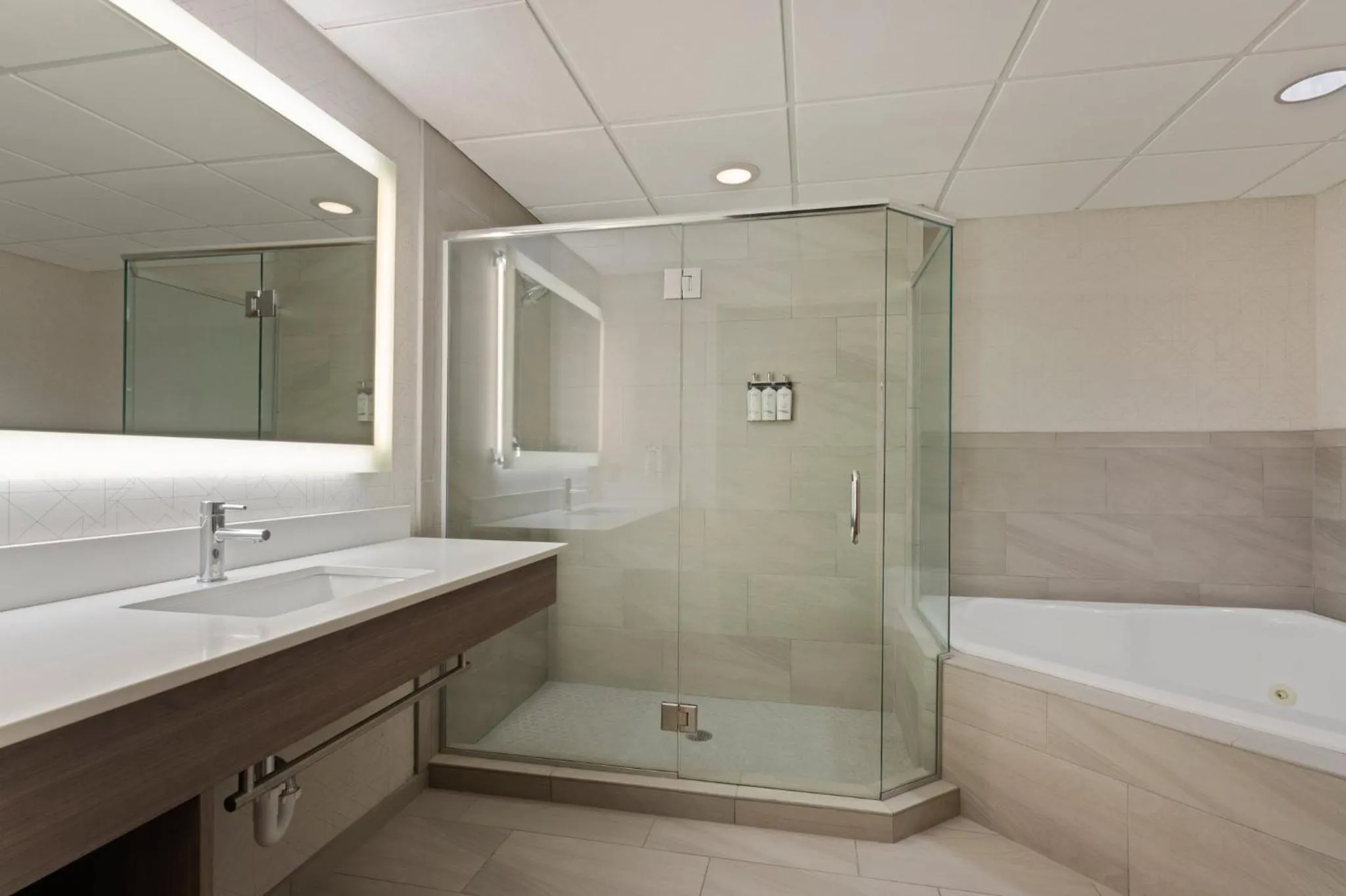 Bathroom in Holiday Inn Express Hauppauge-Long Island by IHG
