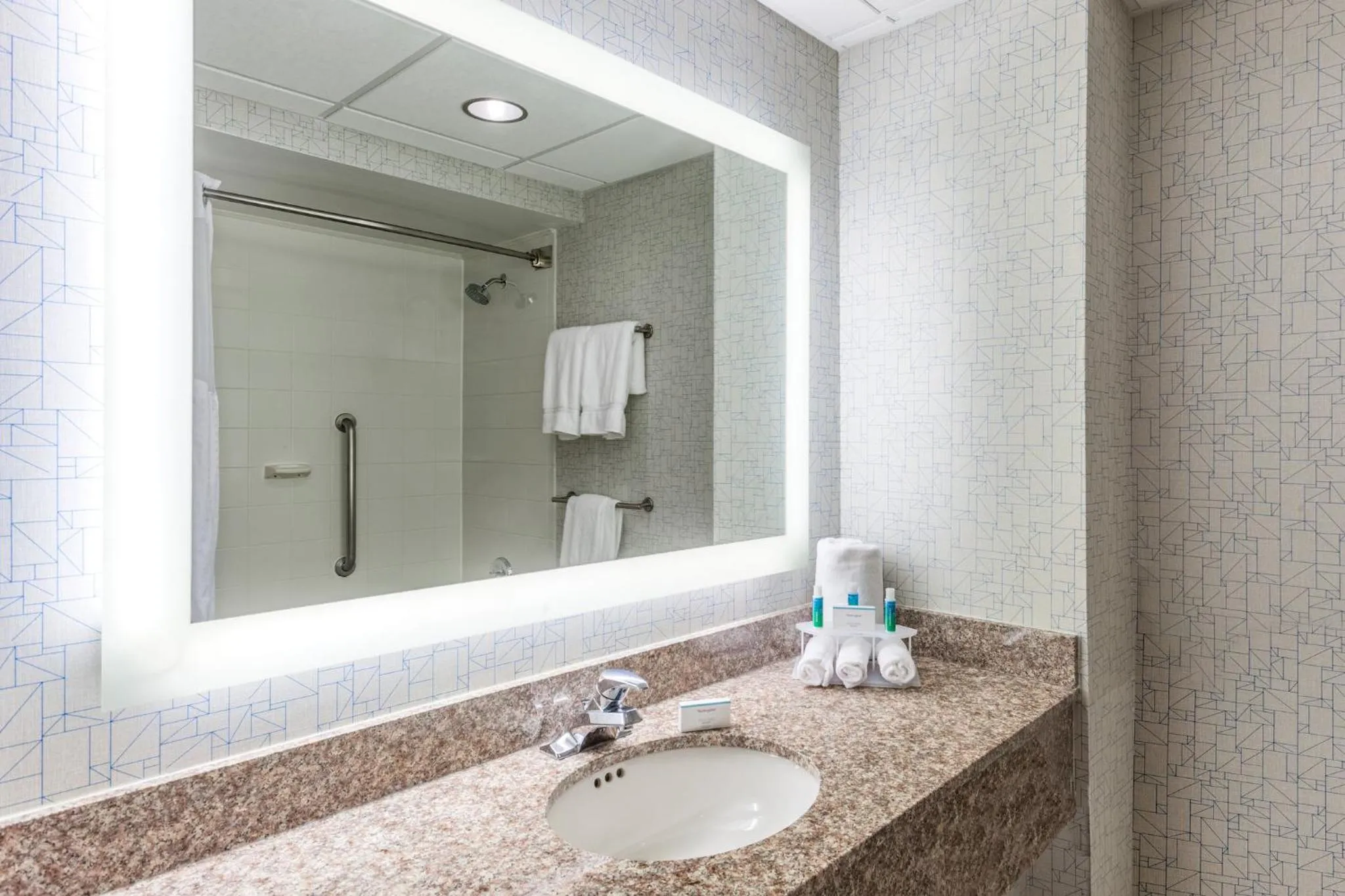 Bathroom in Holiday Inn Express Hauppauge-Long Island by IHG