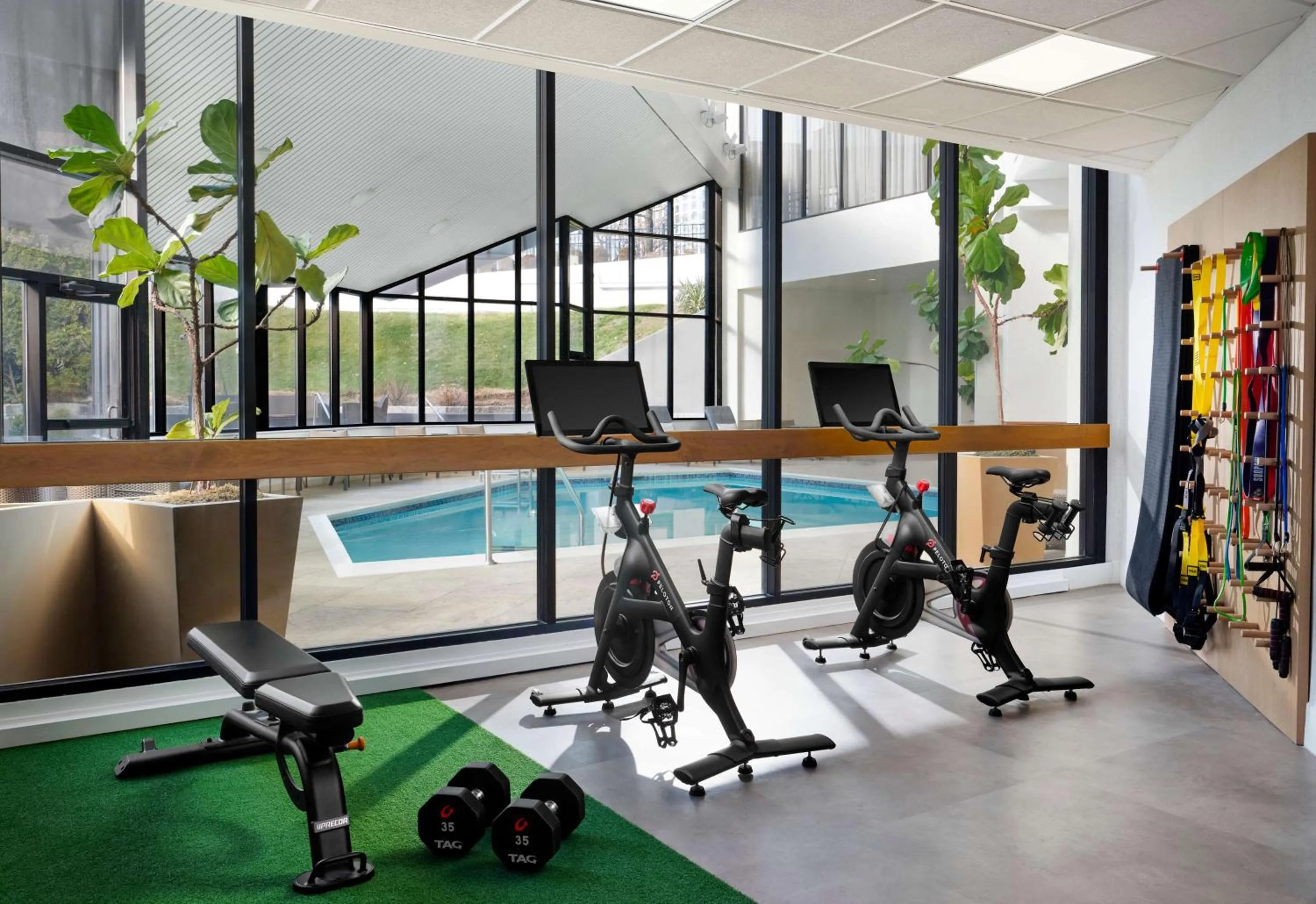 Fitness centre/facilities in Sonesta White Plains Downtown