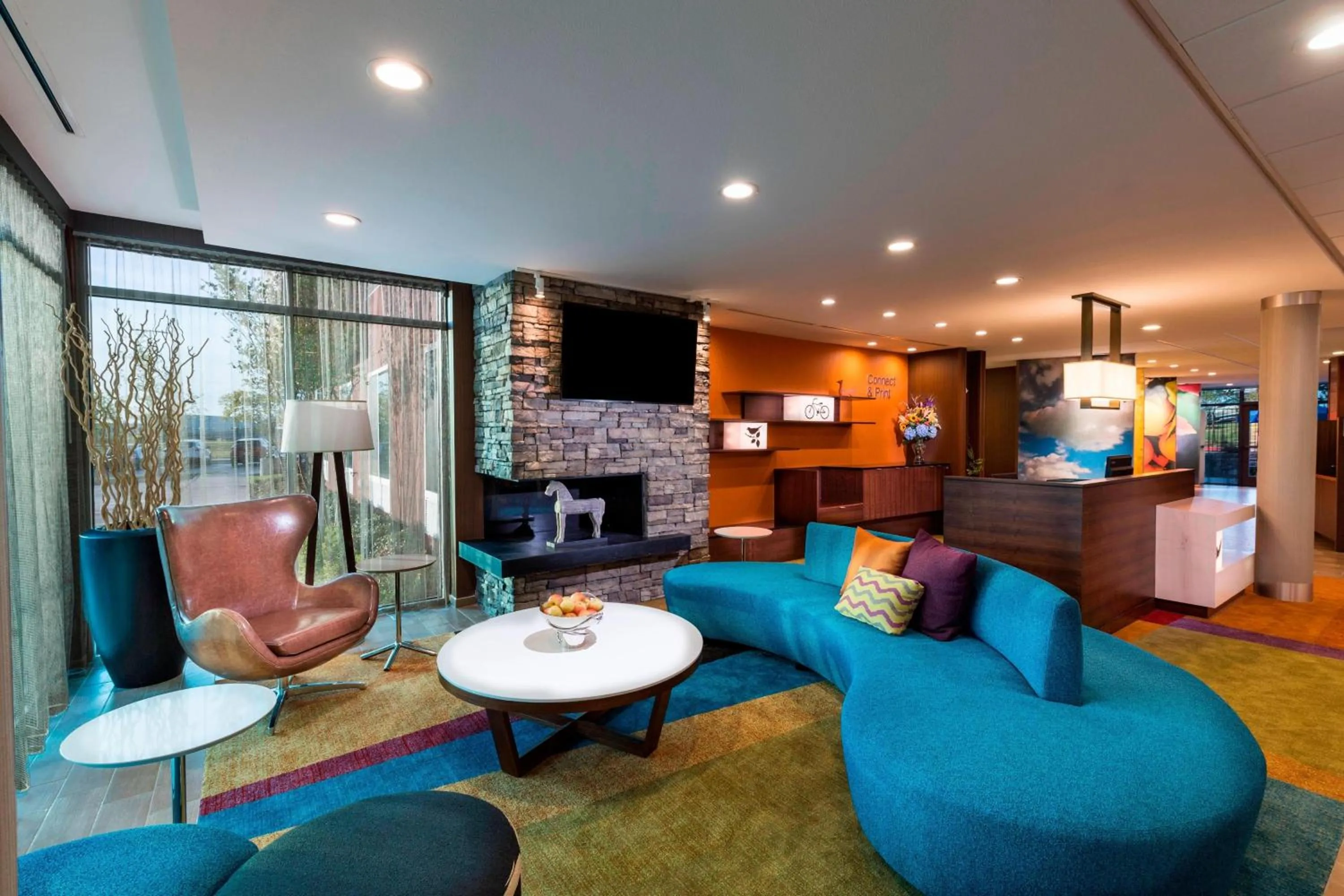 Lobby or reception in Fairfield Inn & Suites by Marriott Dallas Waxahachie