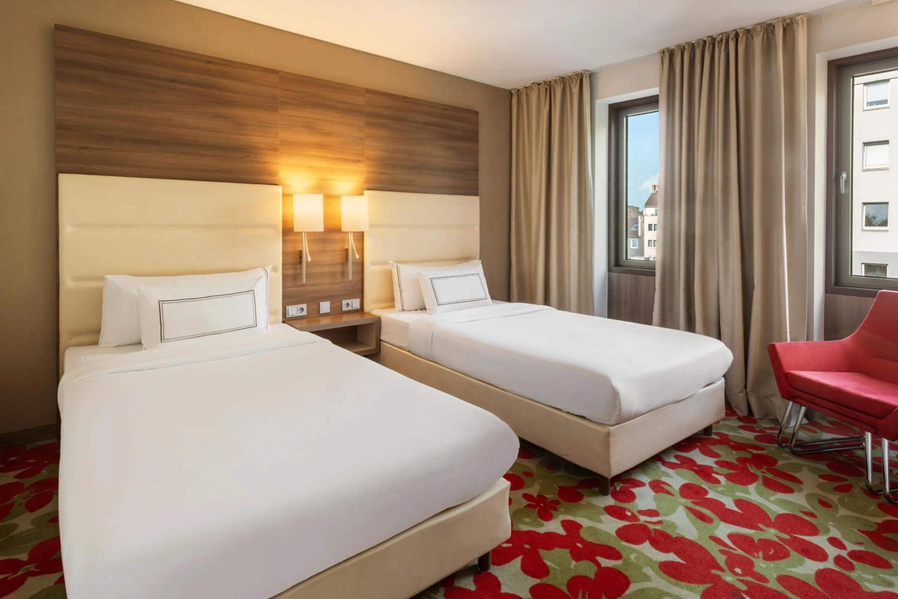 Bed in Meliá Düsseldorf