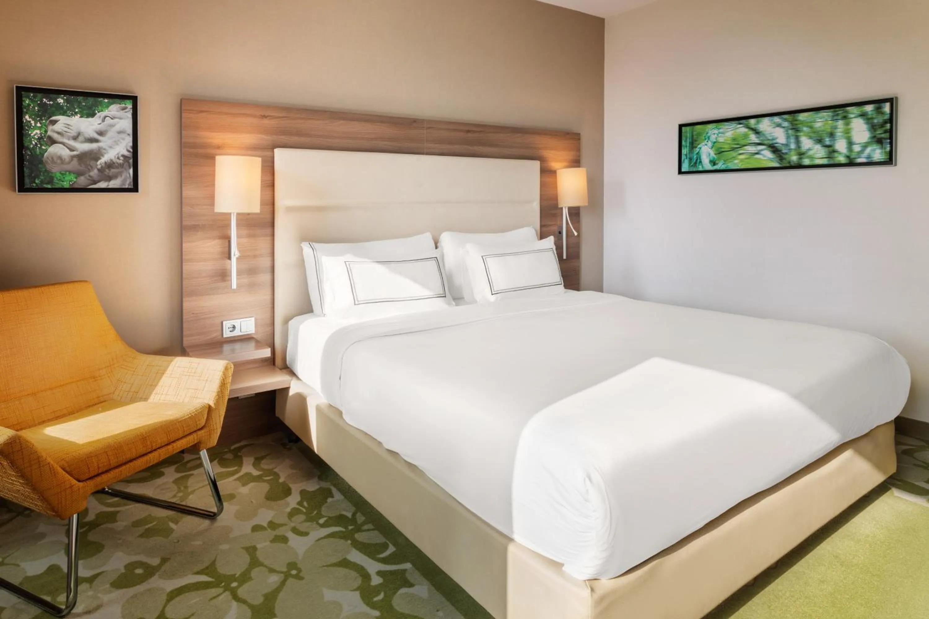 Bed in Meliá Düsseldorf