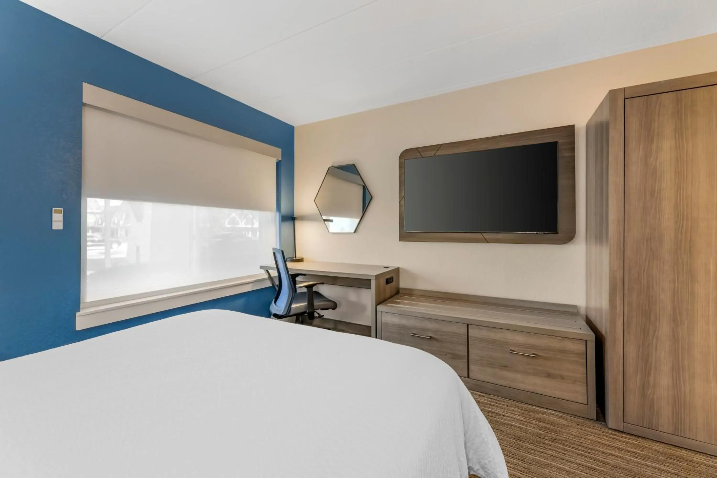 Double Room - Disability Access Roll in Shower in Holiday Inn Express Chicago-Downers Grove by IHG Double Room - Disability Access Roll in Shower in Holiday Inn Express Chicago-Downers Grove by IHG