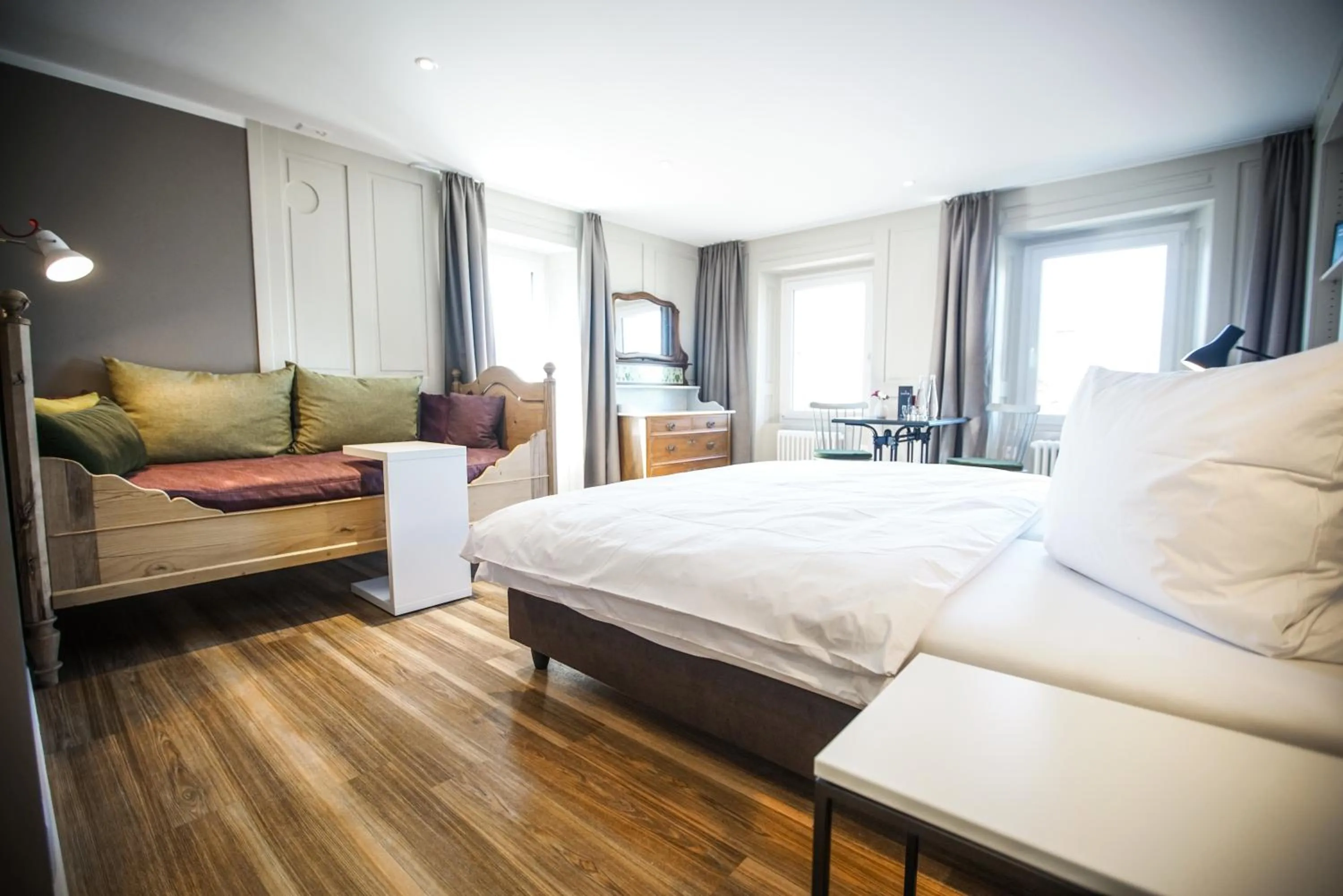 Shower, Bed in B&B Zum Schleif