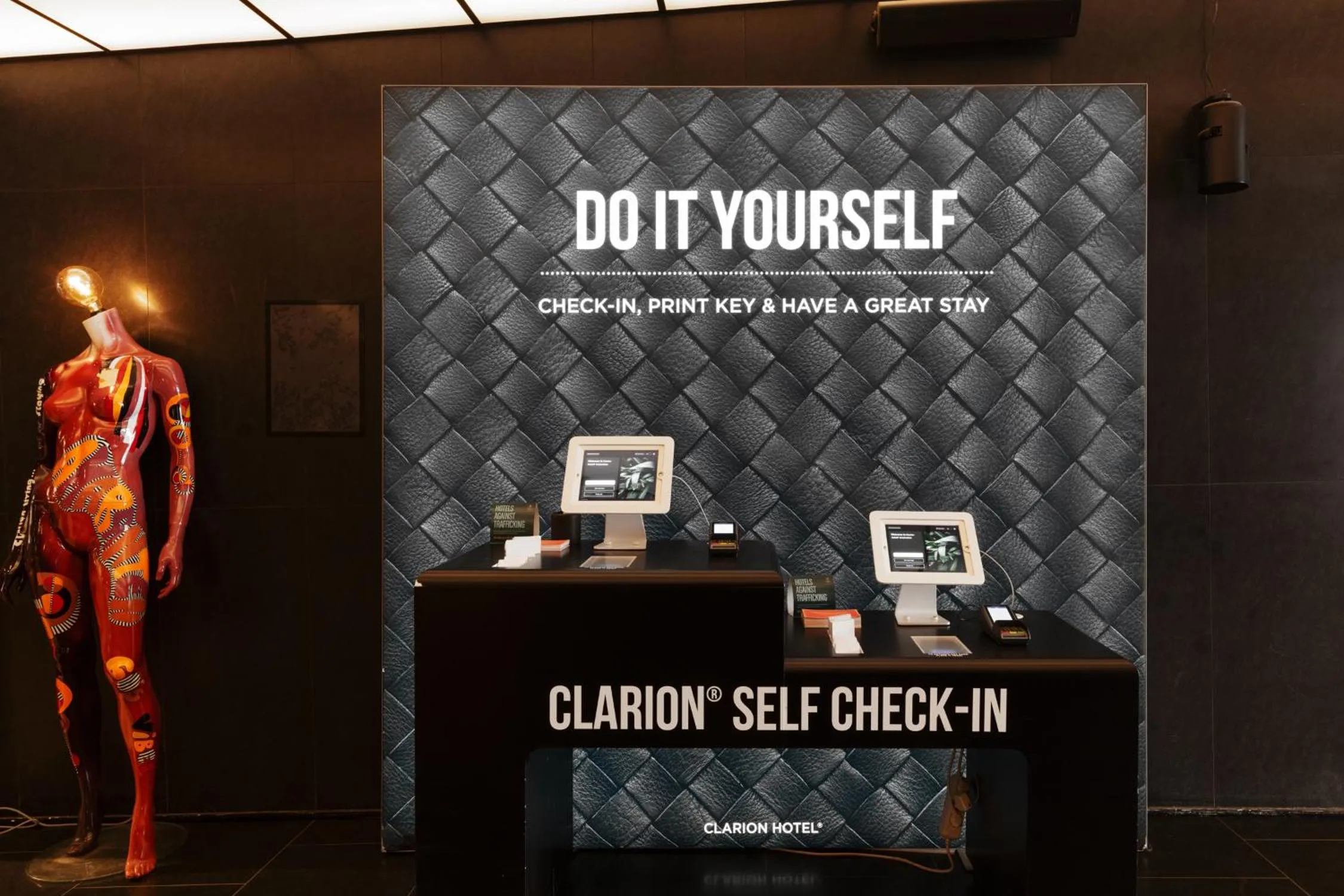 Lobby or reception in Clarion Hotel Amaranten