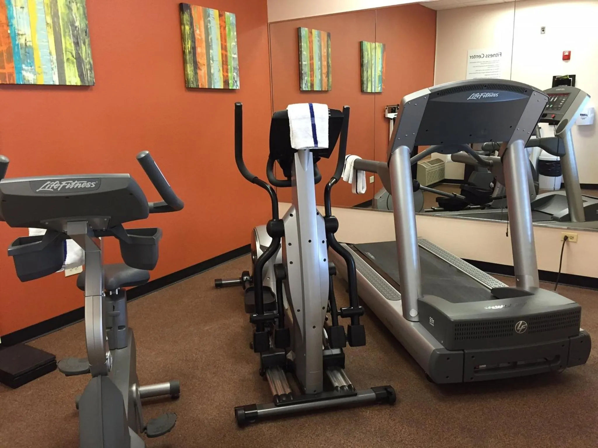 Fitness centre/facilities in Holiday Inn Express Hotel & Suites Chicago-Algonquin by IHG