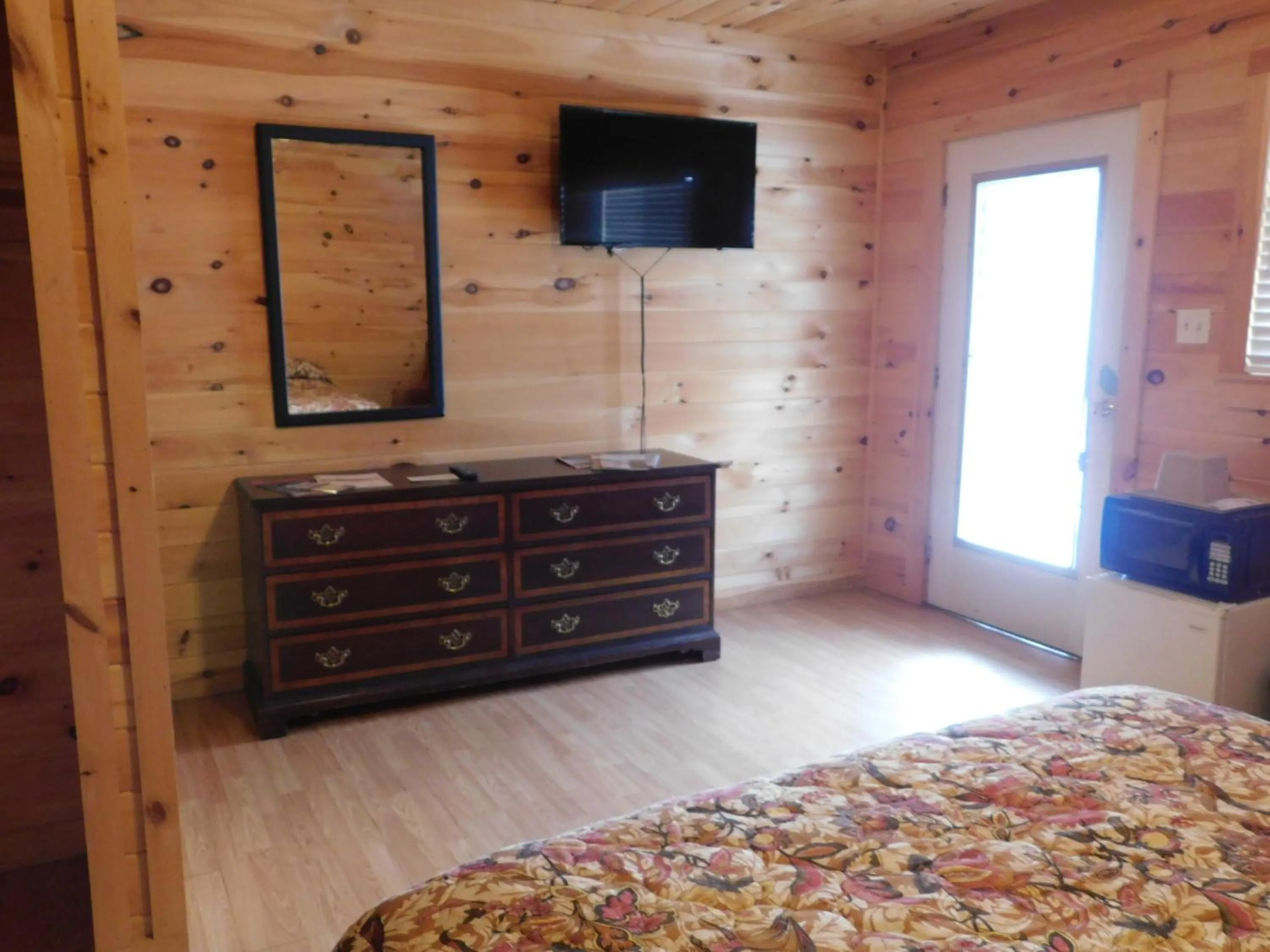 TV and multimedia, Bed in Olympian Resort Motel