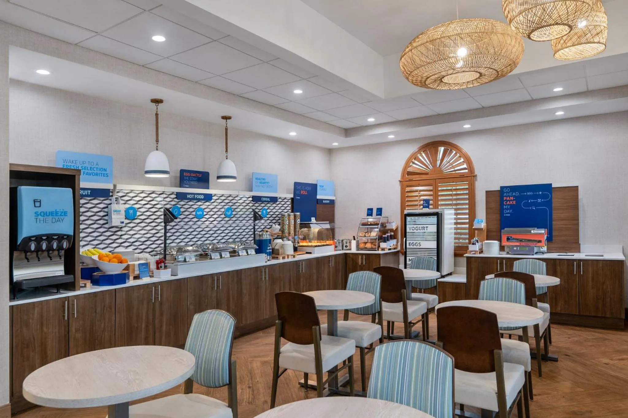 Breakfast in Holiday Inn Express- North Palm Beach and IHG Hotel