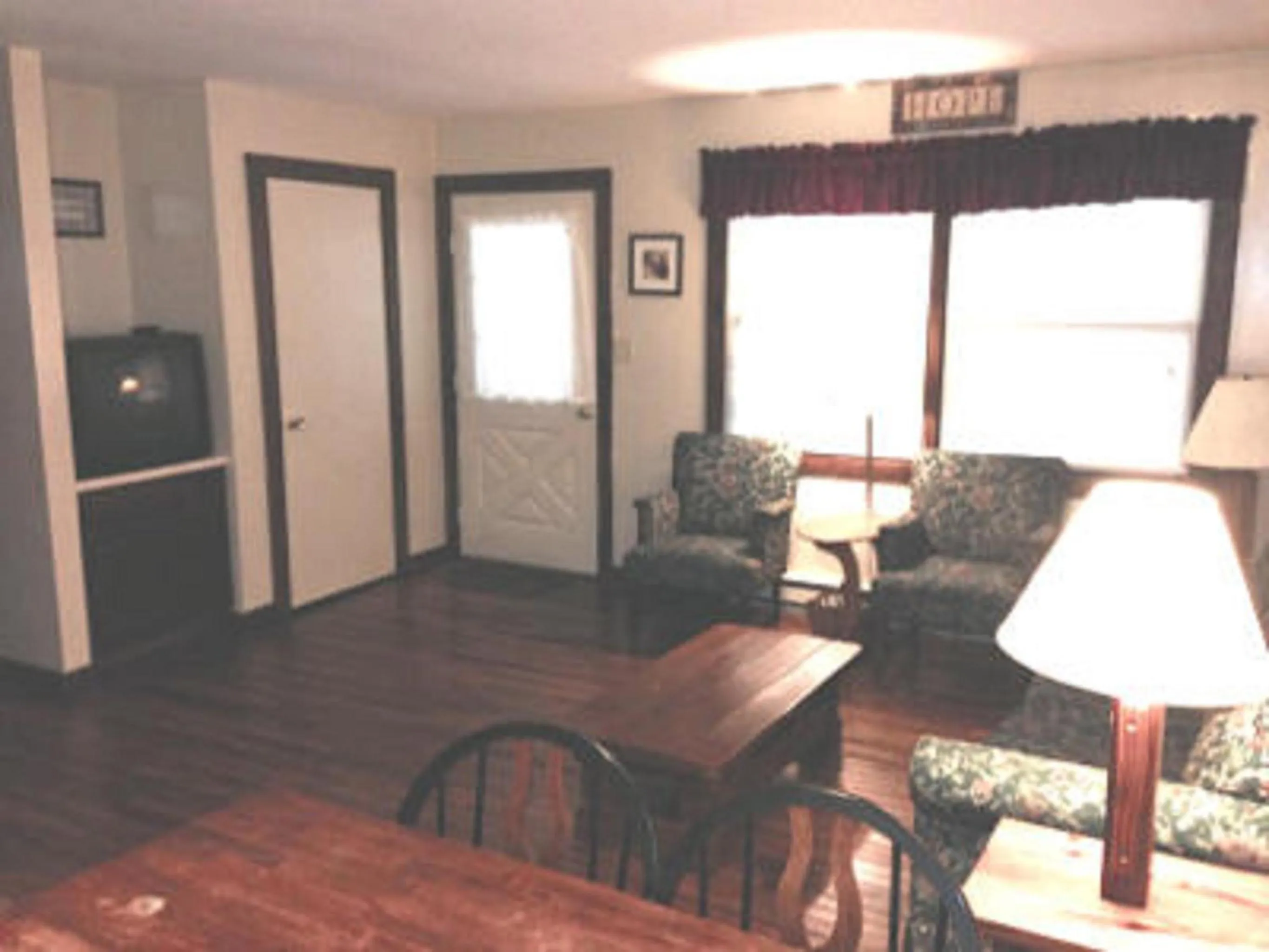 Living room in Echo Valley Cottages