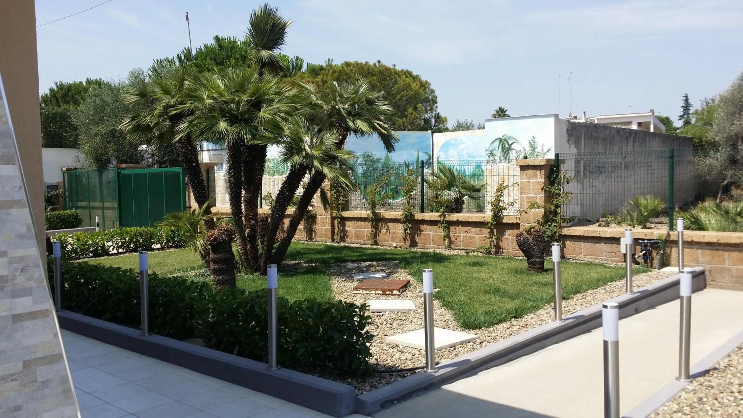 Garden view in B&B MIRAGE