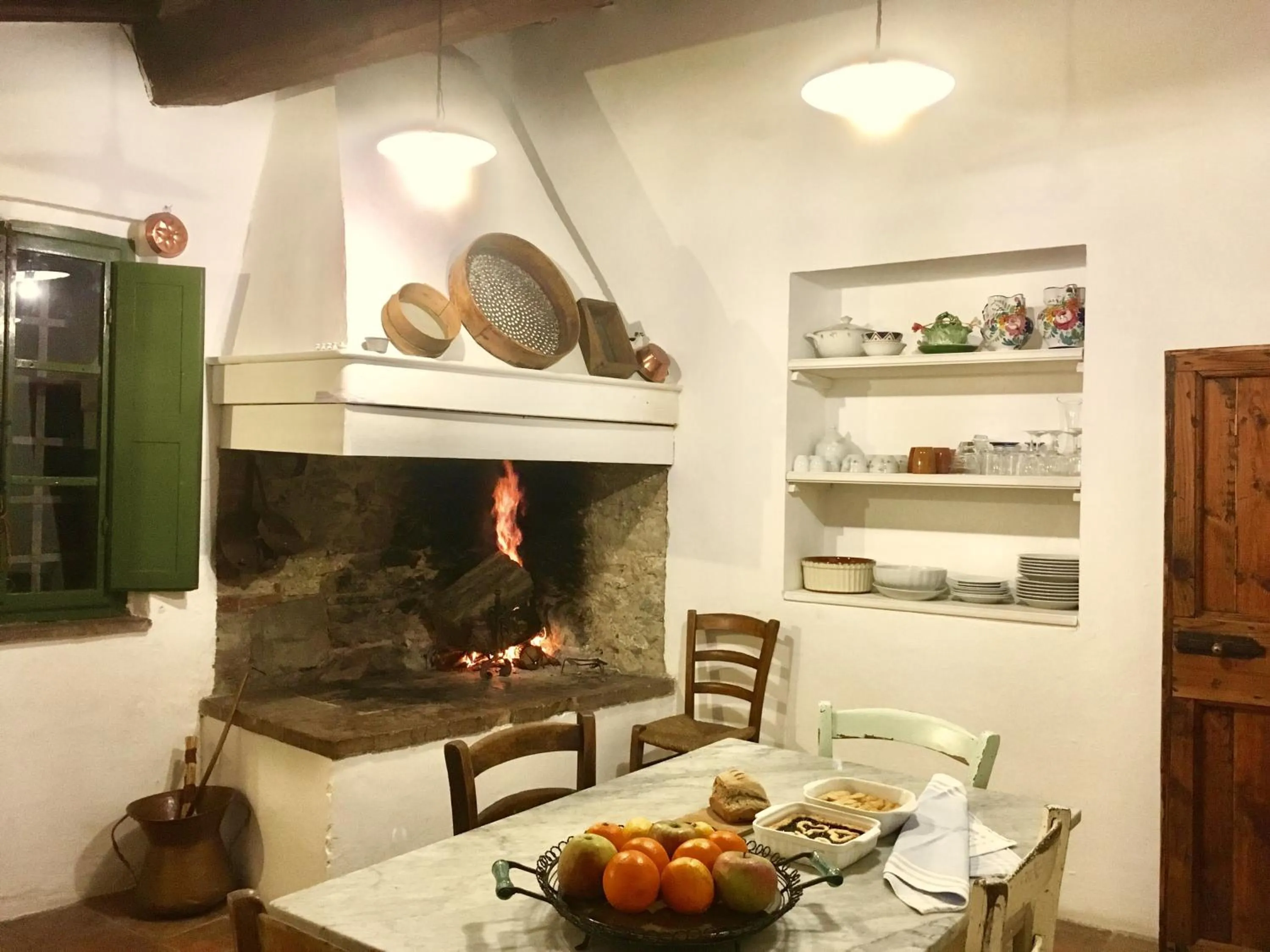 Kitchen or kitchenette in Capannacce Organic and Horse Farm