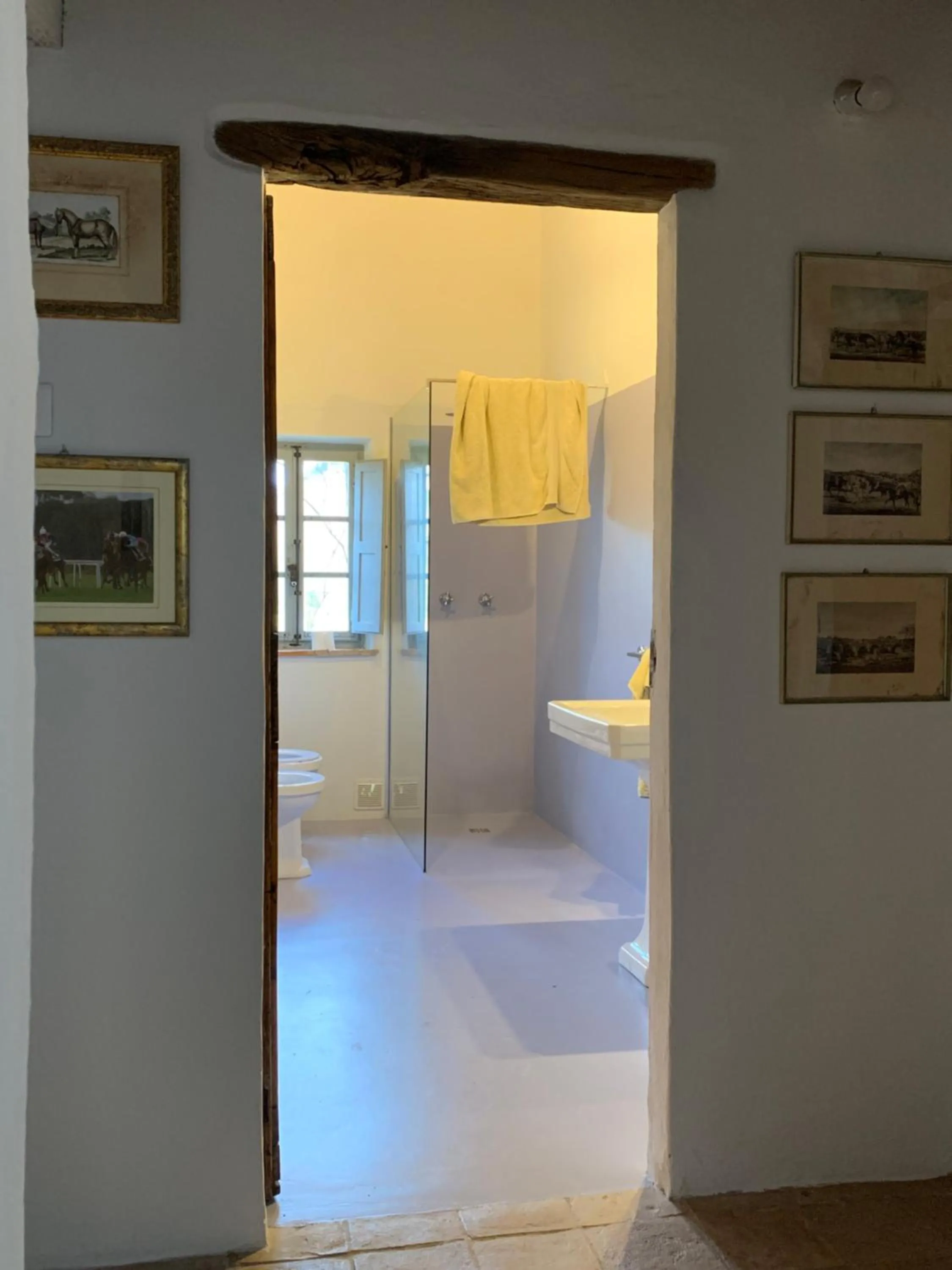 Shower in Capannacce Organic and Horse Farm