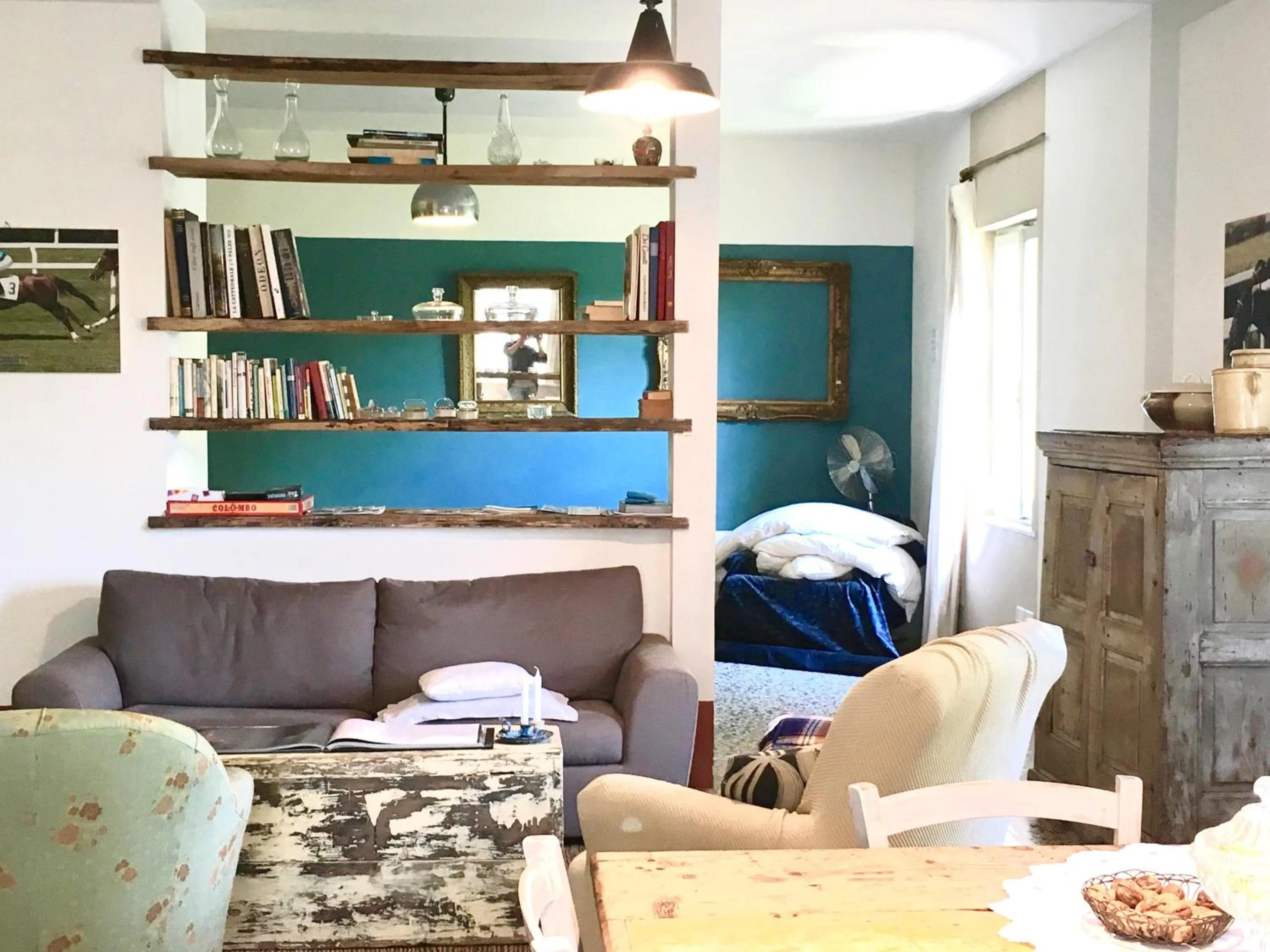 Living room in Capannacce Organic and Horse Farm