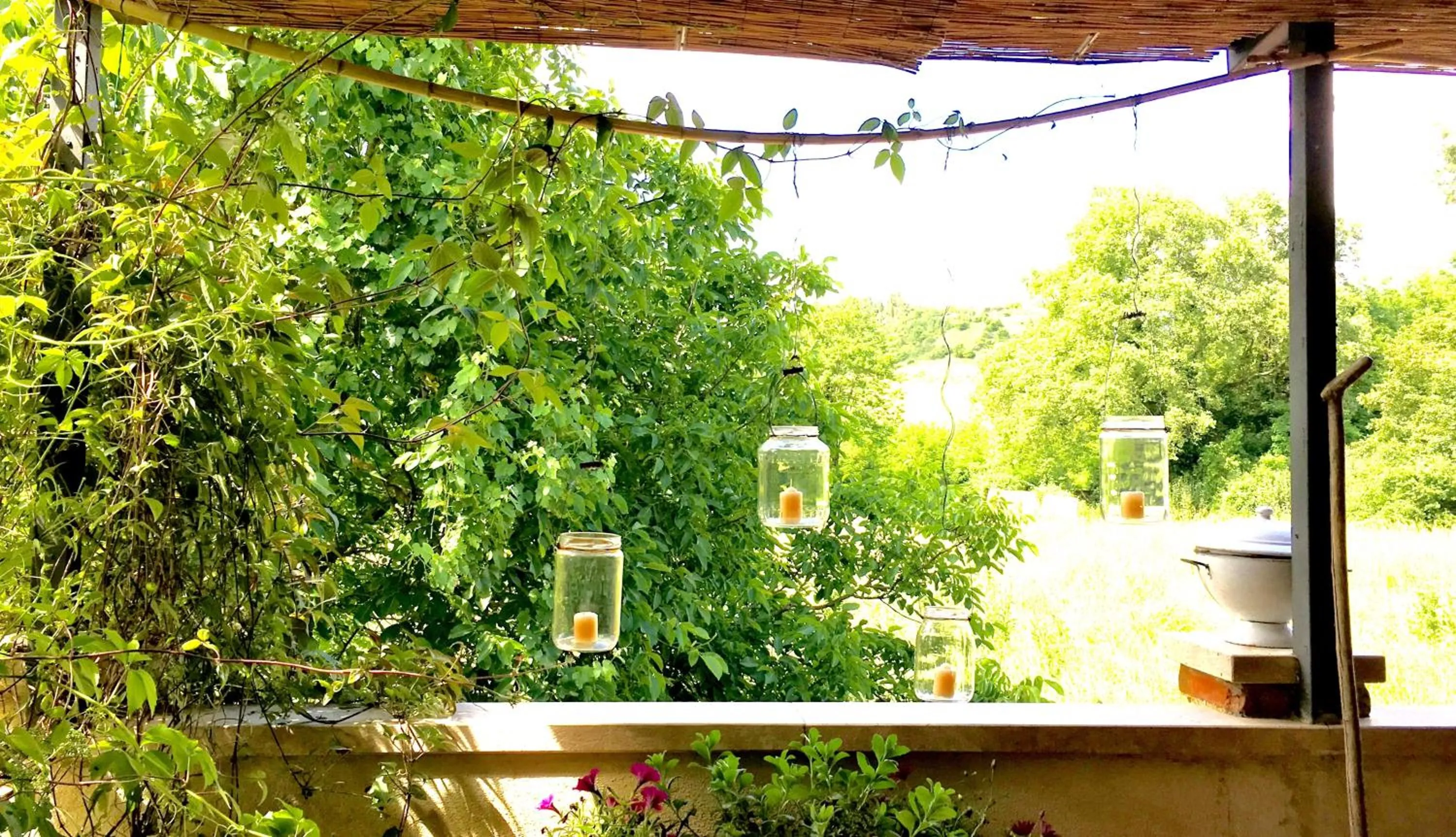 Patio in Capannacce Organic and Horse Farm