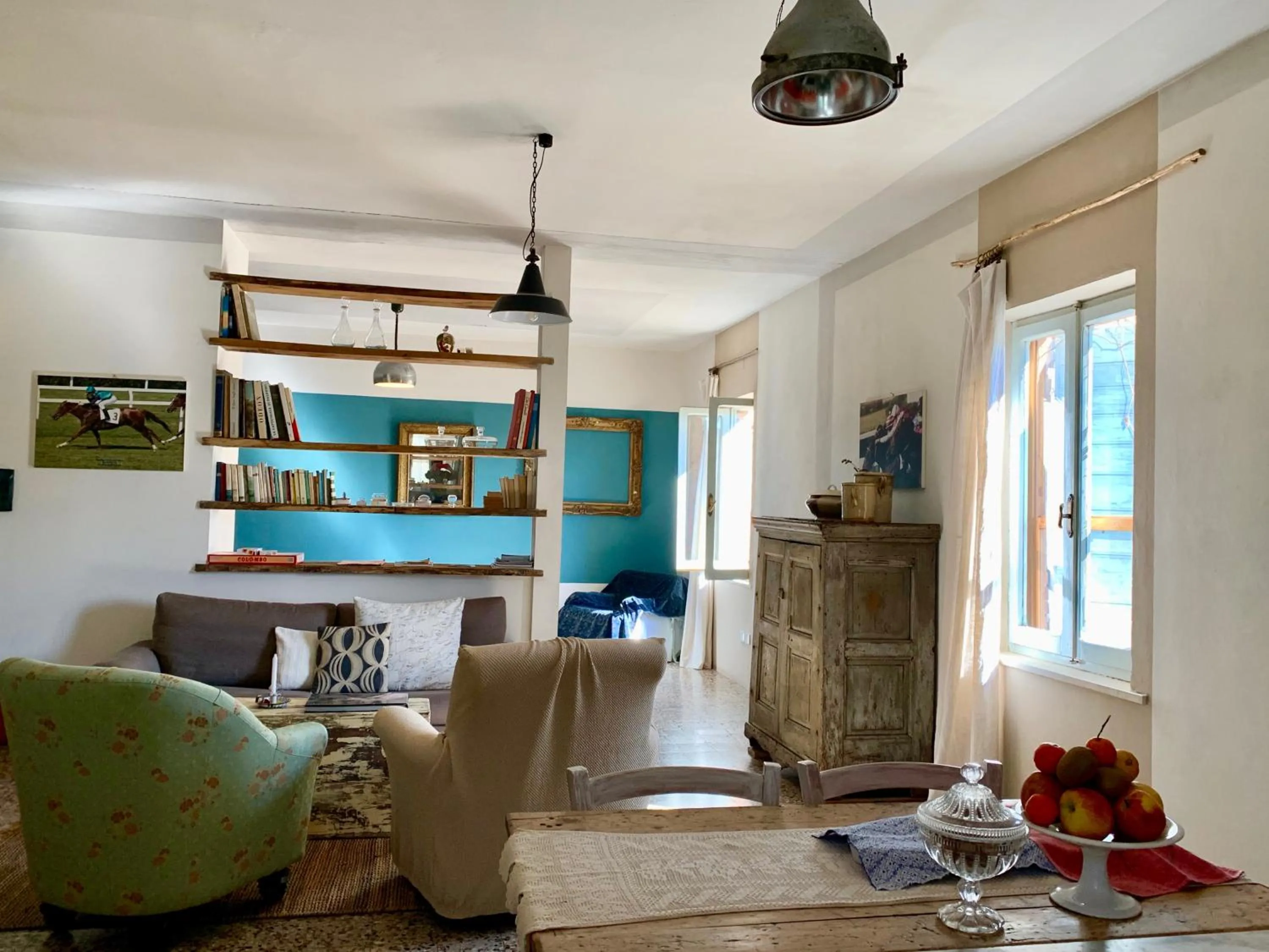 Living room in Capannacce Organic and Horse Farm