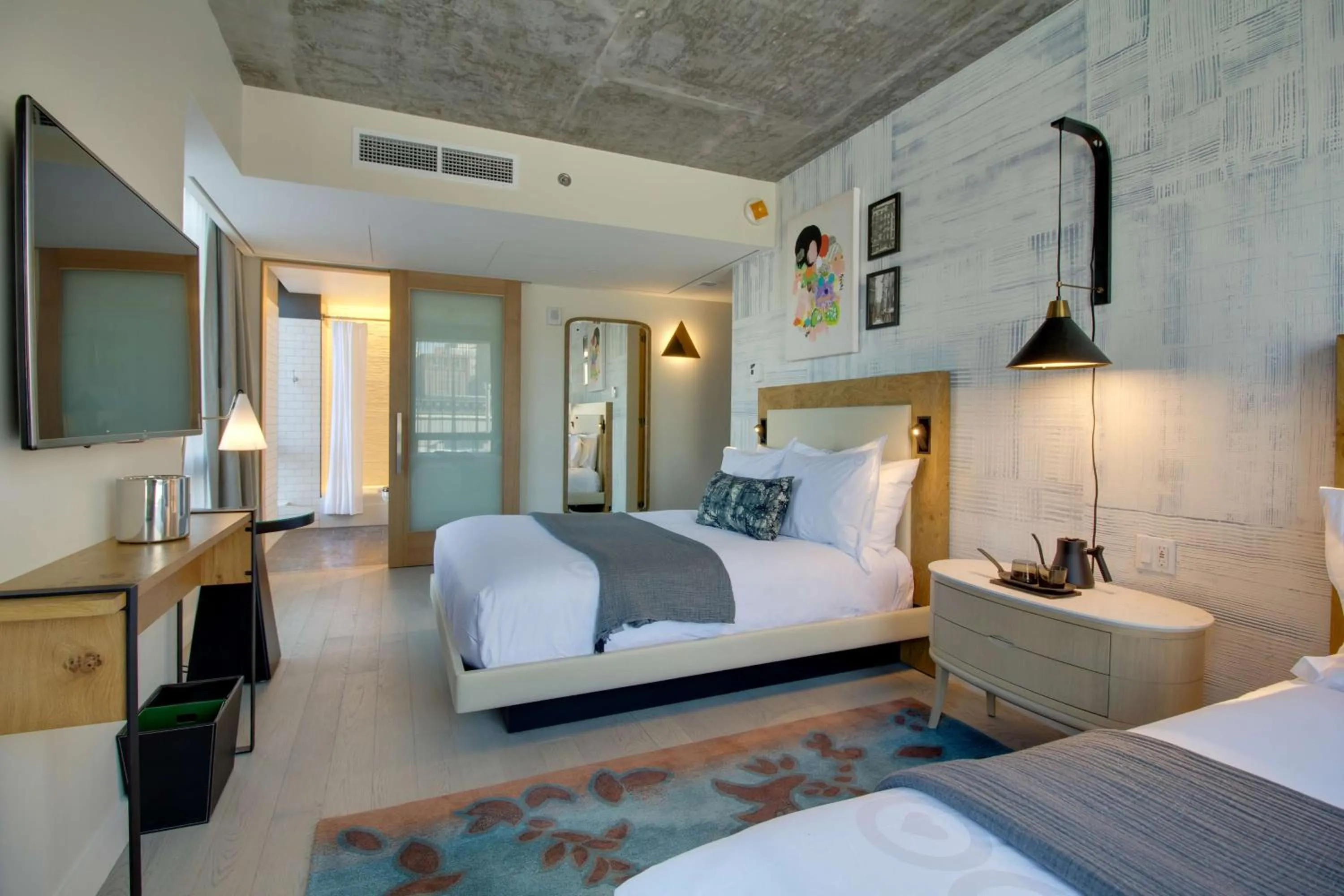 Bedroom, Bed in Hotel 50 Bowery, part of JdV by Hyatt