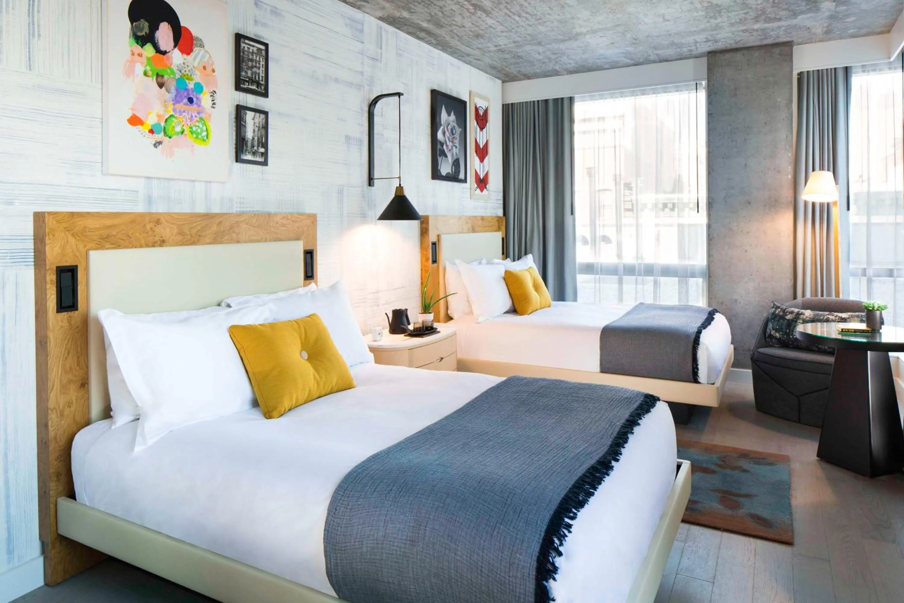 Bedroom, Bed in Hotel 50 Bowery, part of JdV by Hyatt