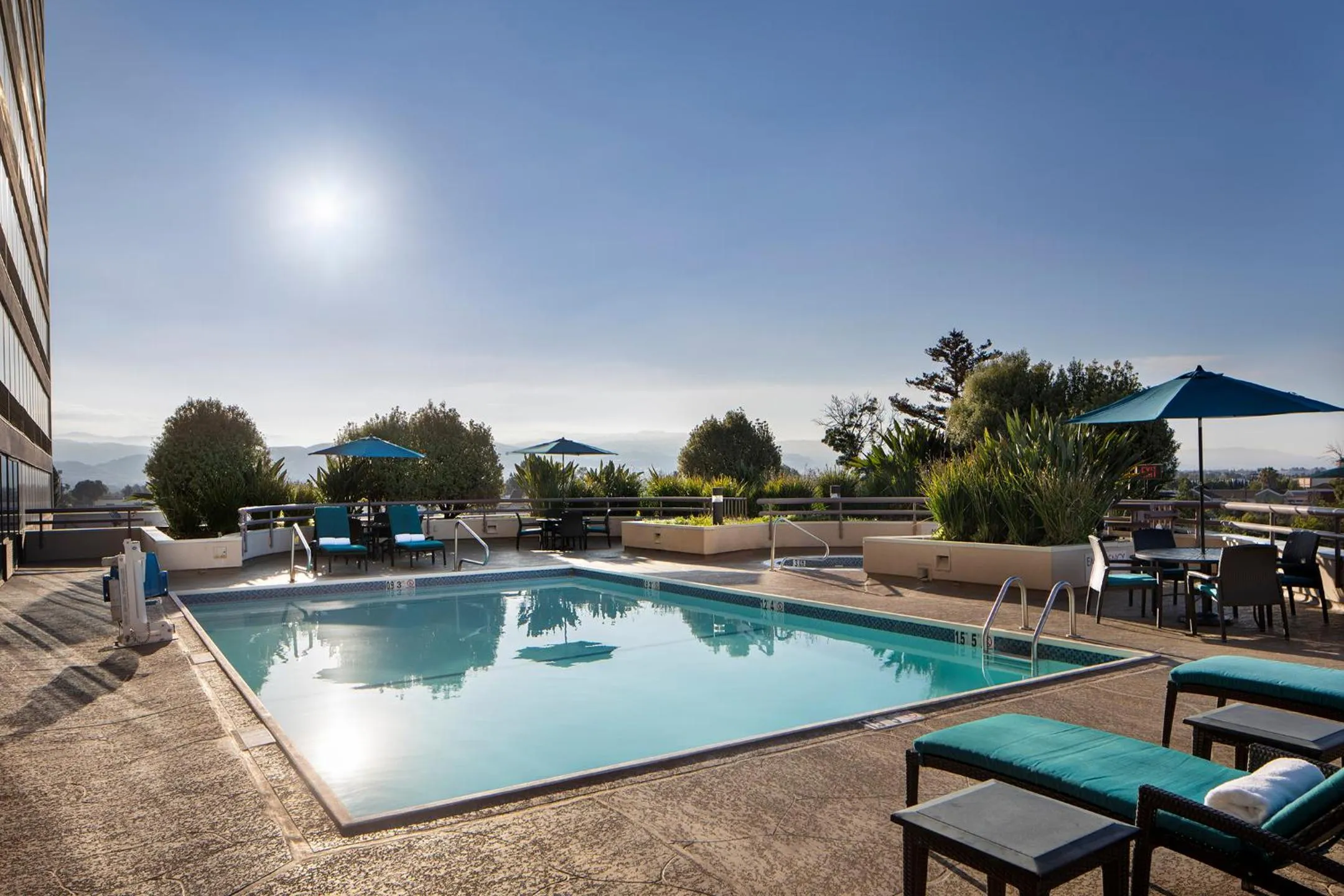 Pool view in Sonesta San Jose - Milpitas