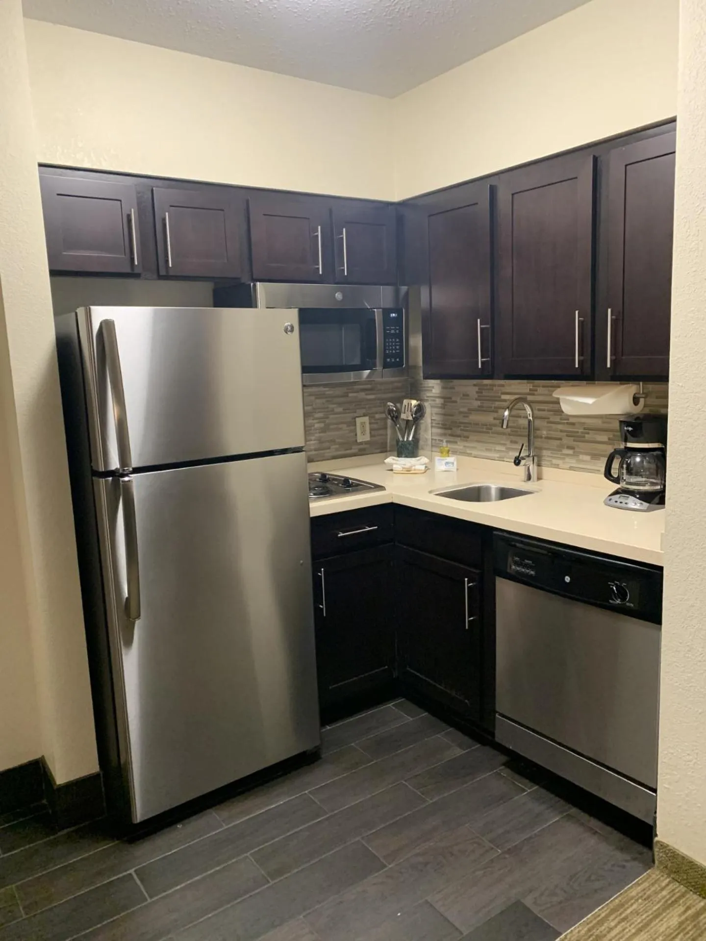 kitchen in Staybridge Suites Lincolnshire by IHG