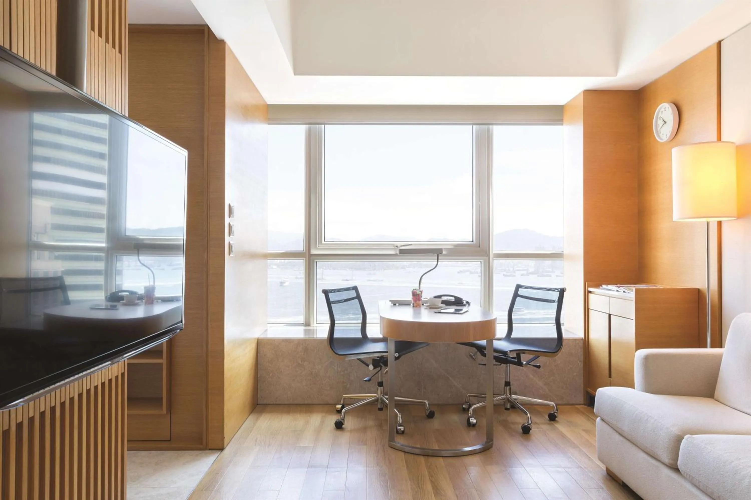 Living room in Jen Hong Kong by Shangri-La