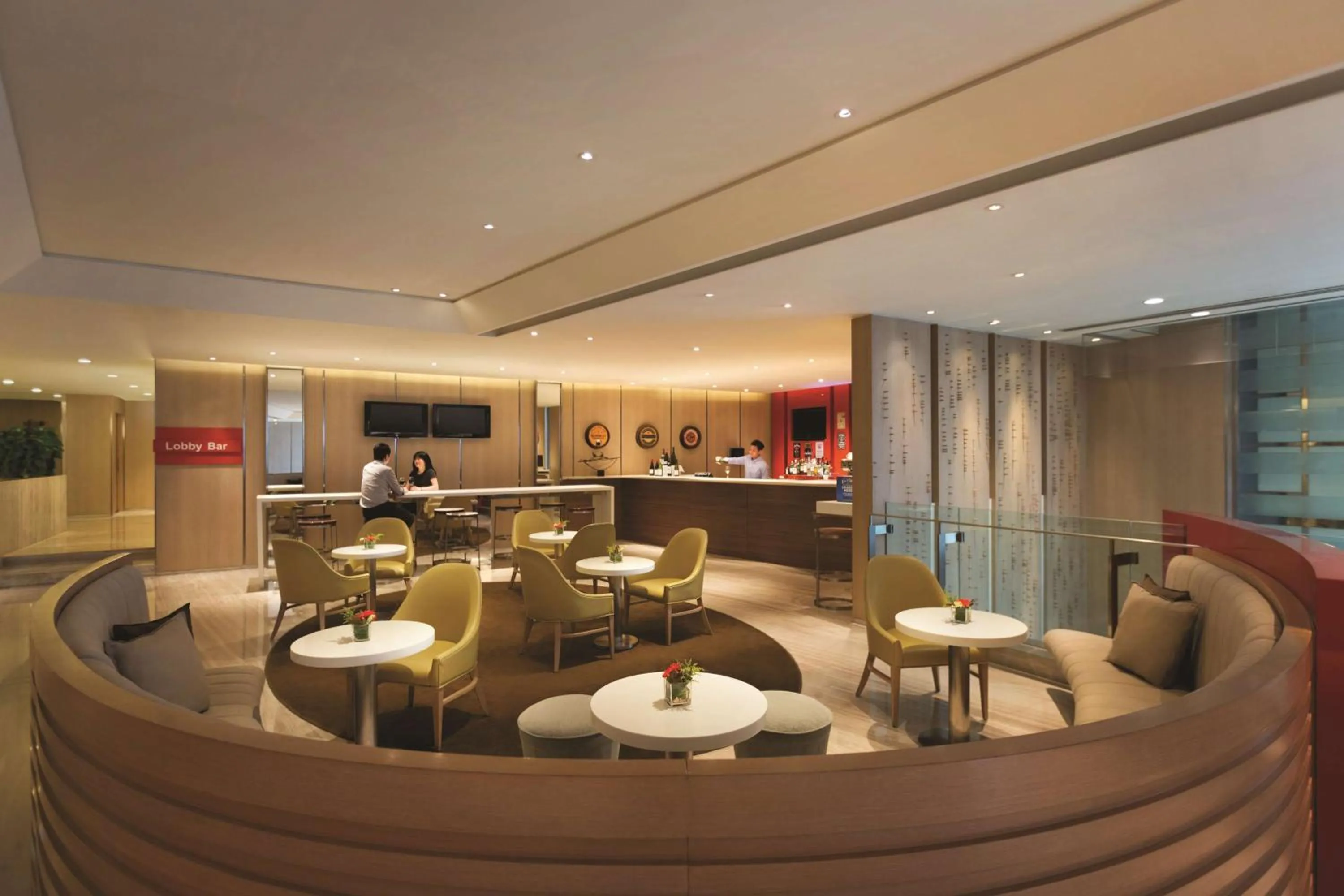 Lounge or bar in Jen Hong Kong by Shangri-La