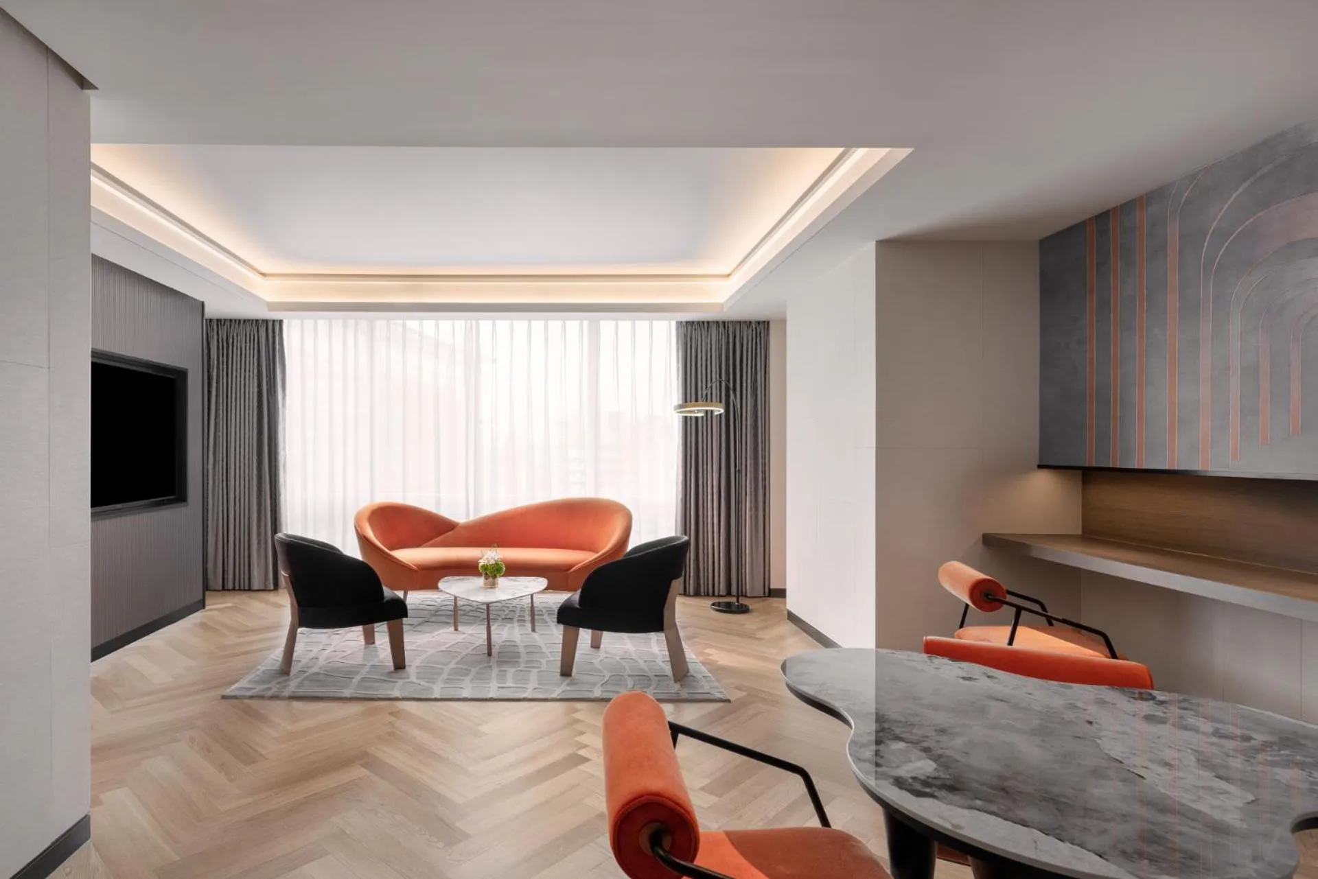 Living room in Pullman Shanghai Central