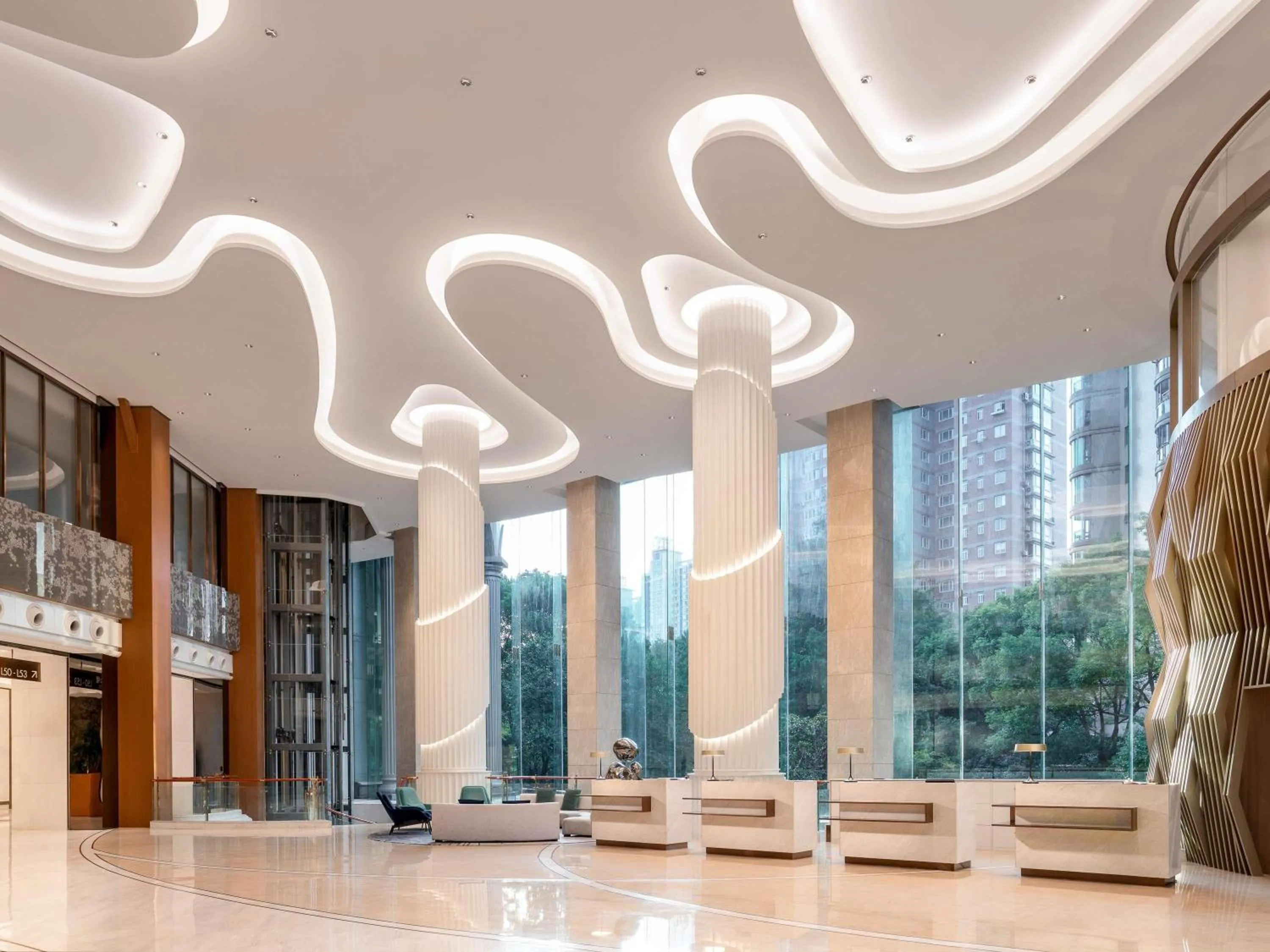 Property building in Pullman Shanghai Central