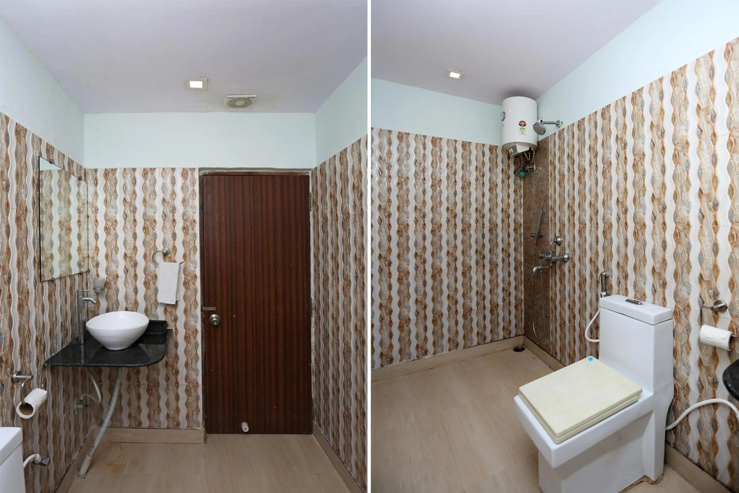 Bathroom, Bed in Hotel O The Stay