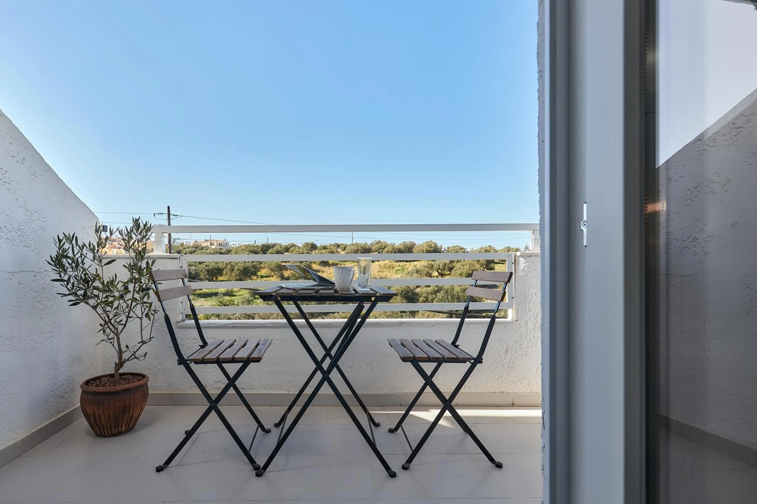 Balcony/Terrace in Charm Hotel, Hersonissos