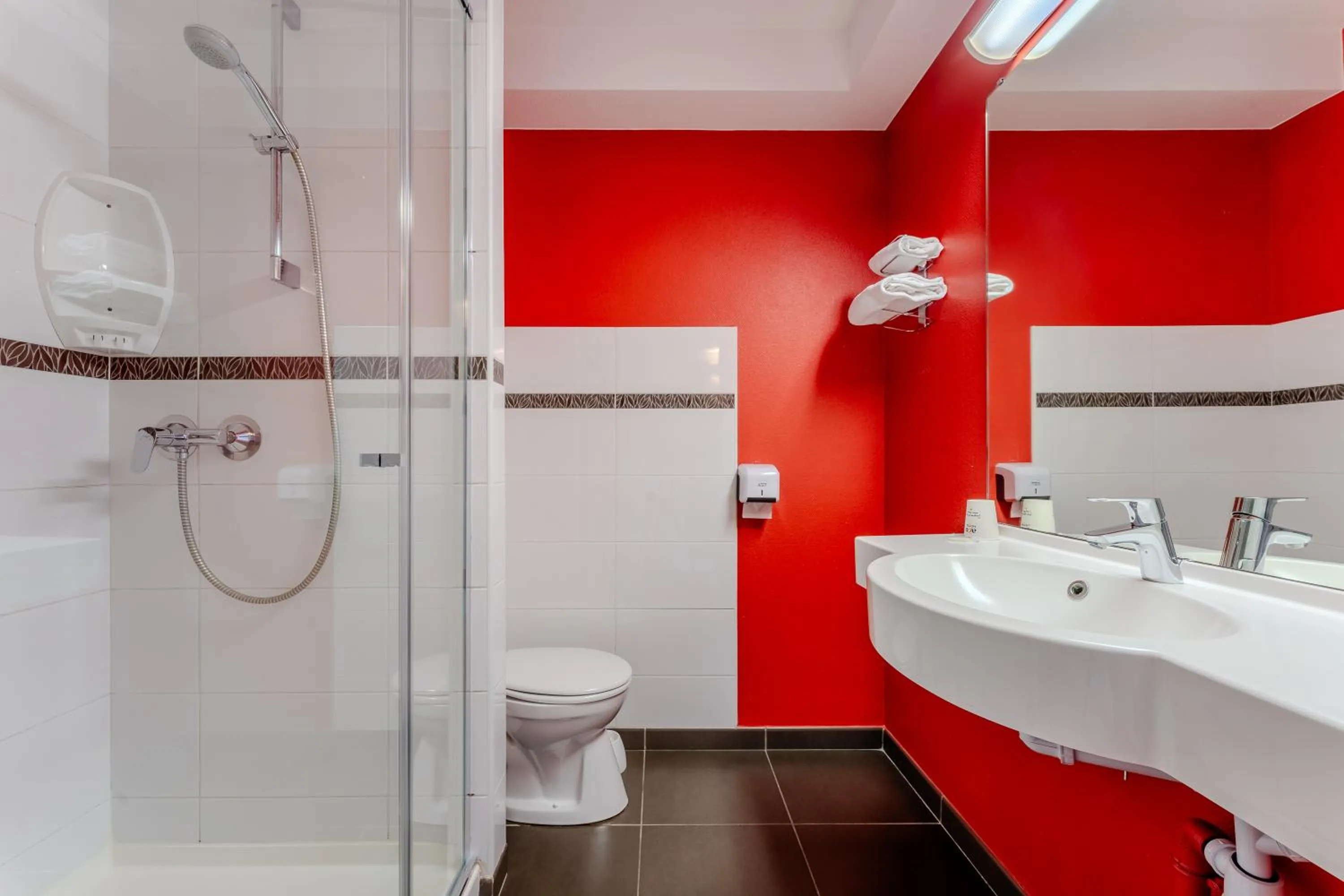Quadruple Room (1 Double Bed, 1 Single Bed, 1 Childrens' Bed (70/63 in) in Ace Hotel Brive